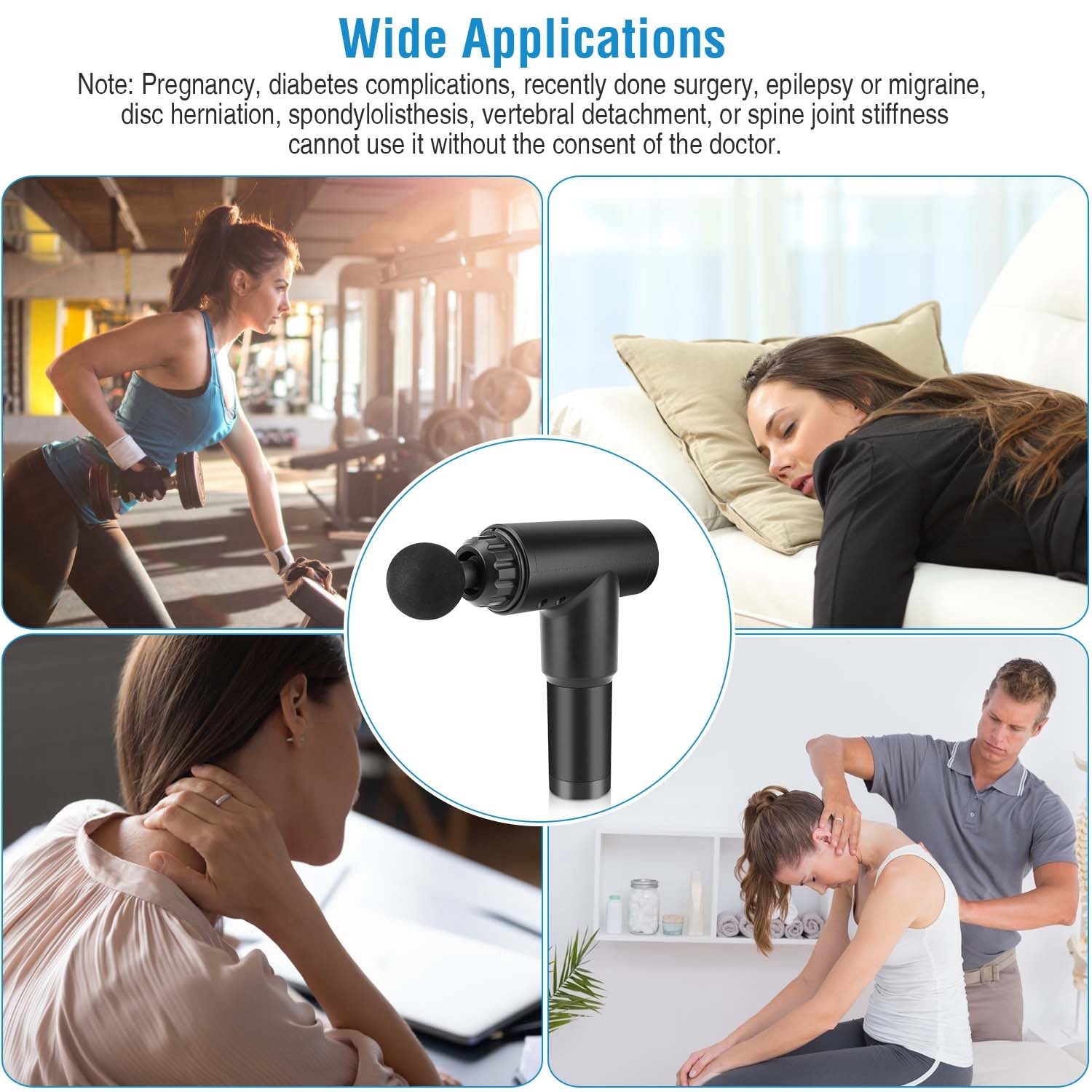 Handheld Leg Body Cordless Massager