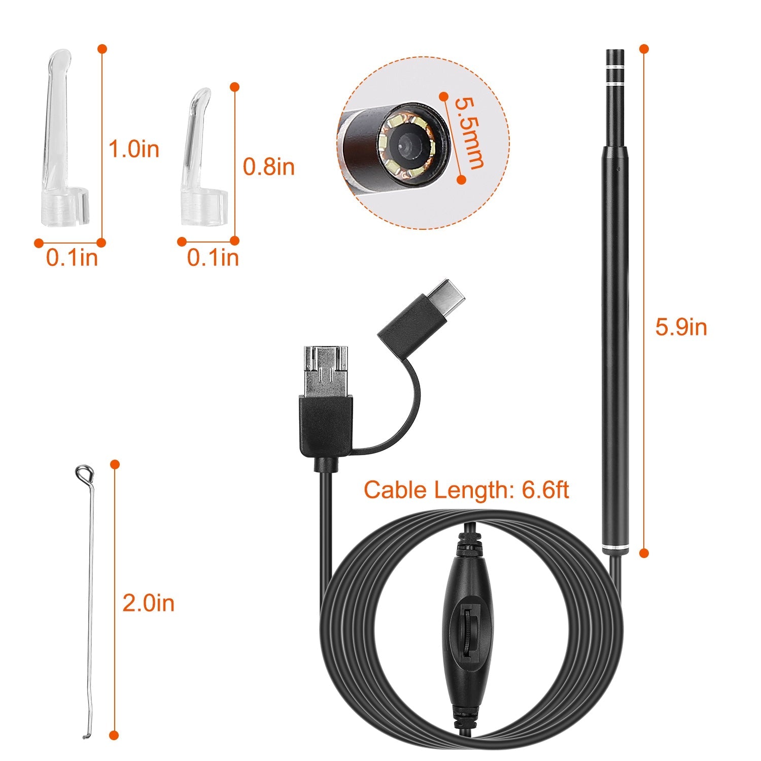Ear Endoscope Wax Remover