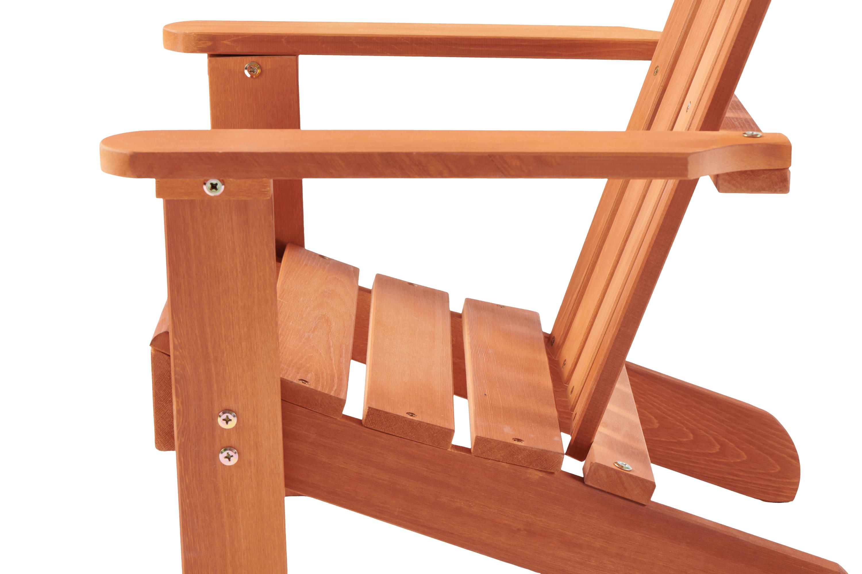 Wooden Kid's Adirondack Chair for Indoor and Outdoor Use
