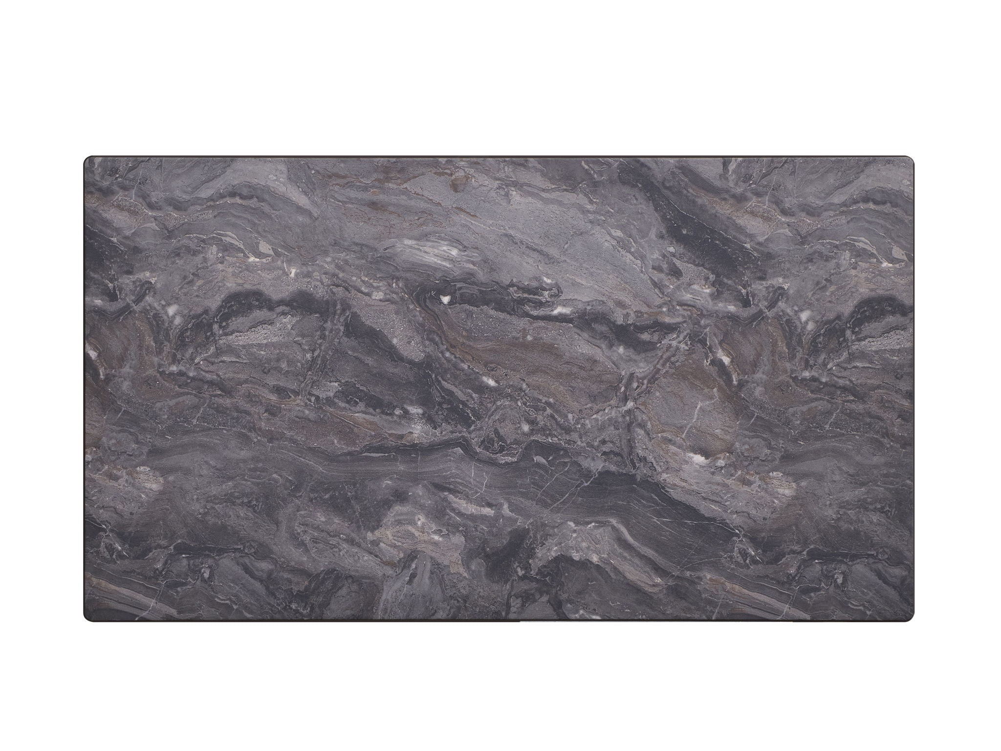 Bevis Engineered Stone Top Dining Table - Walnut