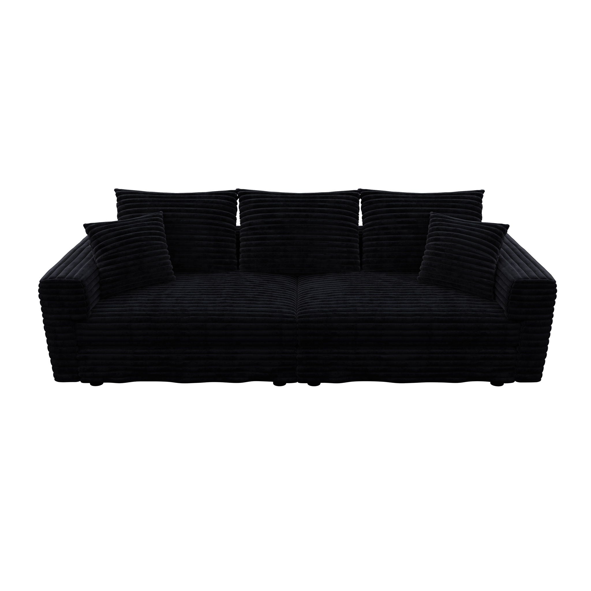 4 Seat Modern Comfy Upholstered Sofa Cloud Couch