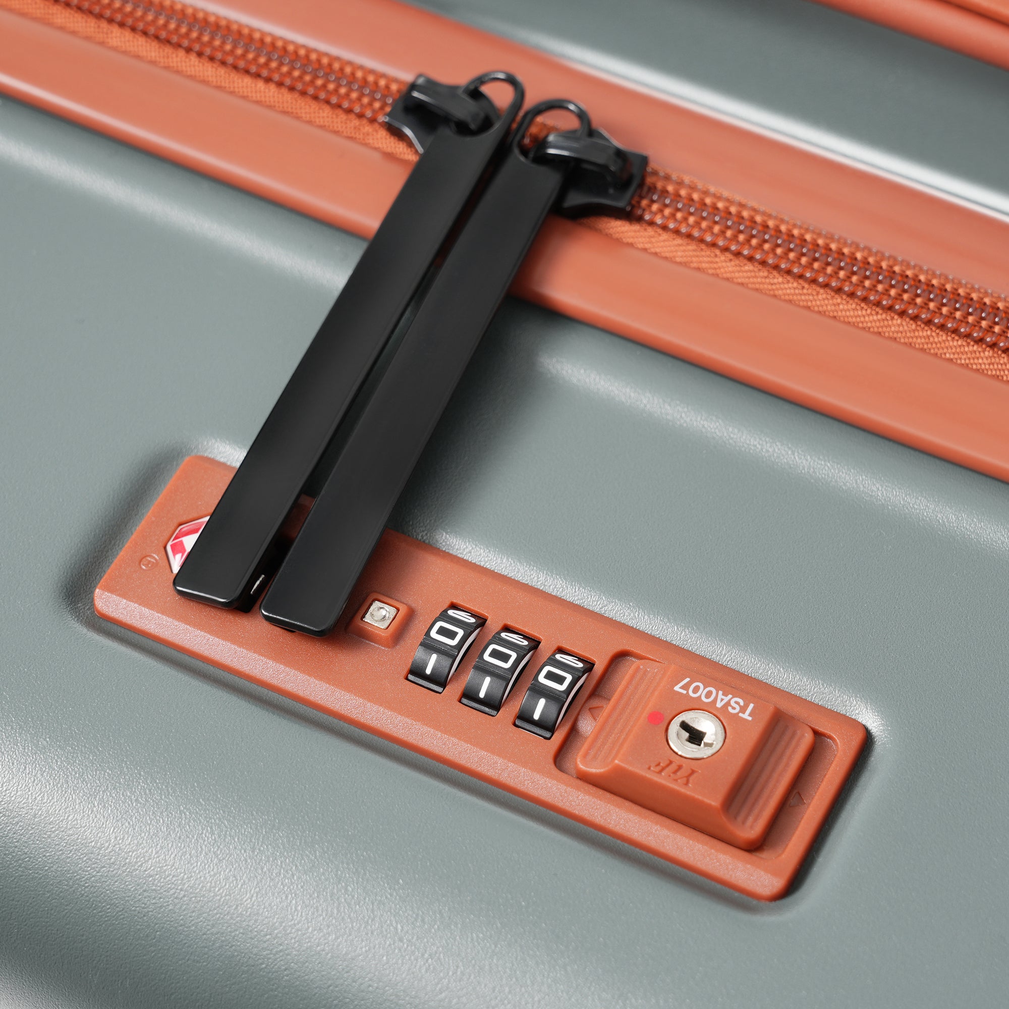 Deluxe 5-Piece Hard-Side Luggage Set with USB and TSA Security
