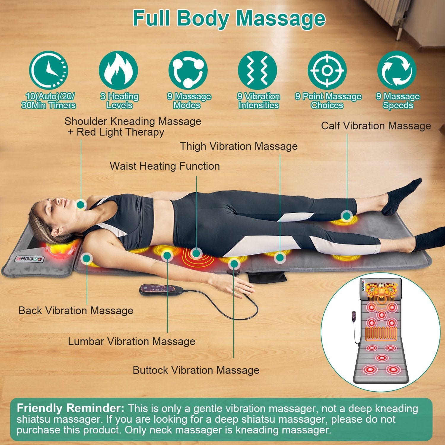 Full Body Electric Massage Mat