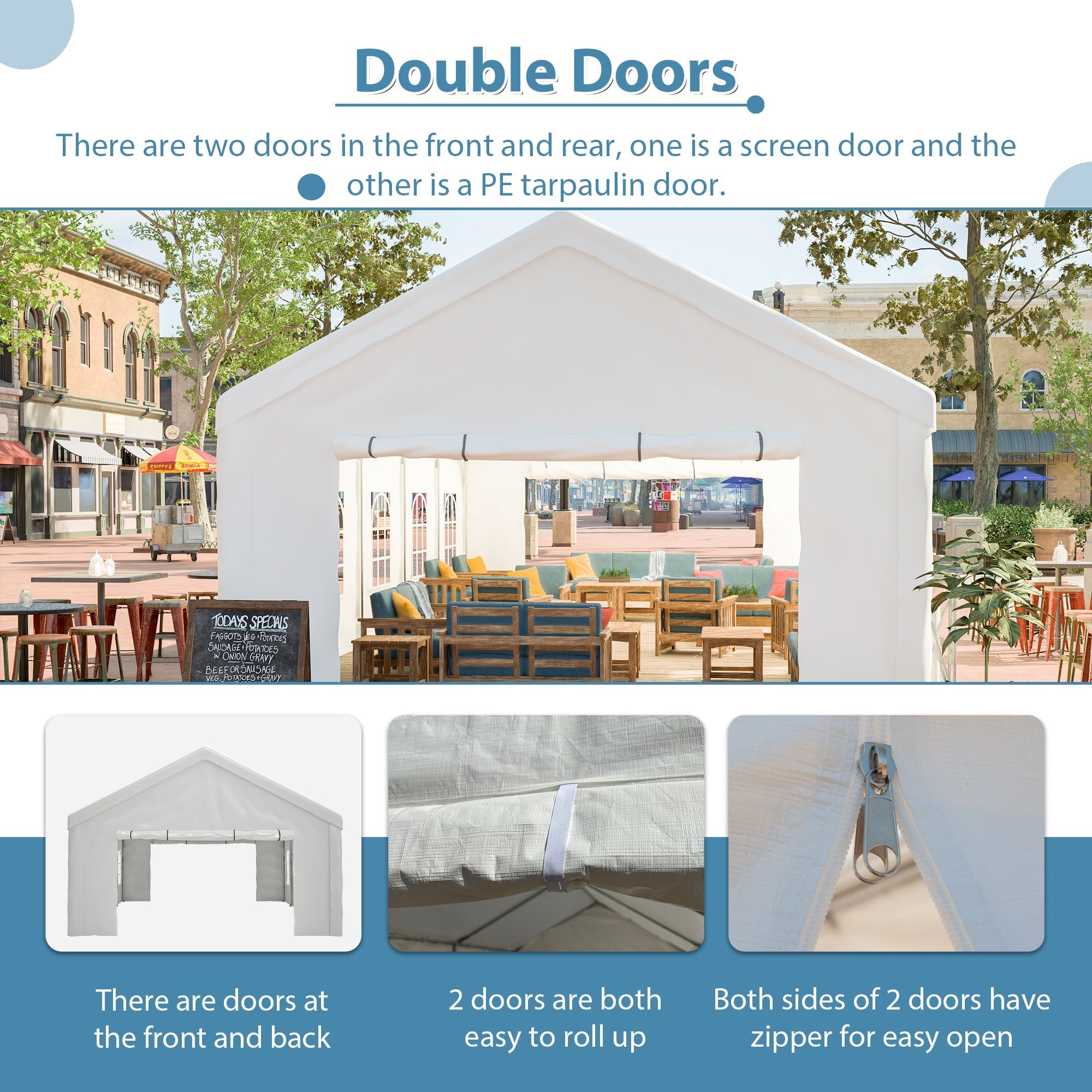 16x32FT Party Tent Heavy Duty Large Wedding Event Shelters