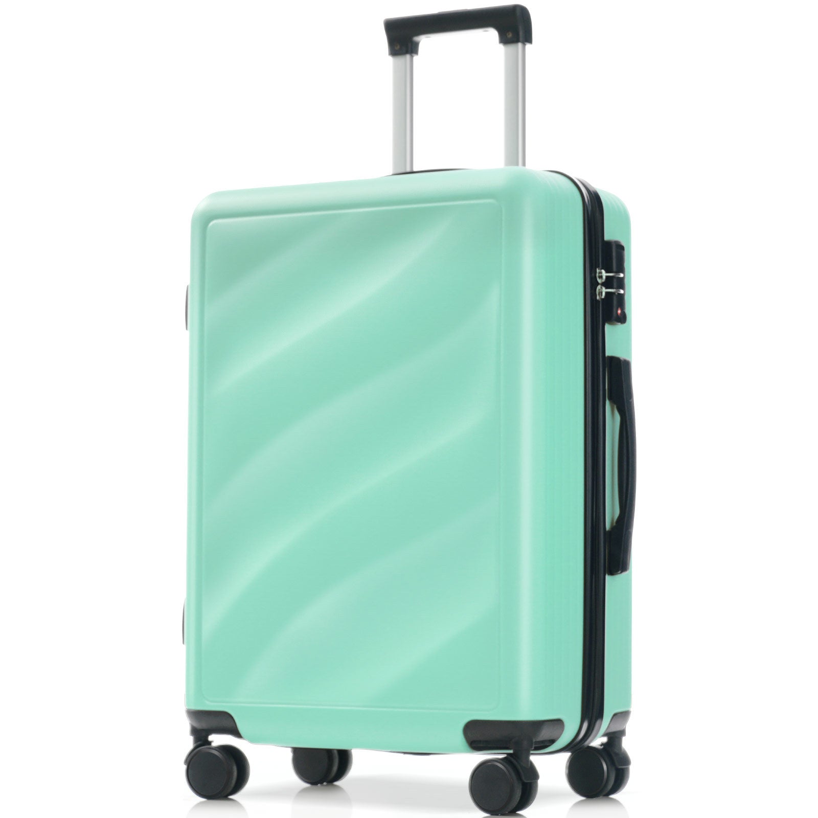 Luggage Set 3 Piece Lightweight Durable ABS Suitcases with Spinner Wheels and TSA Lock