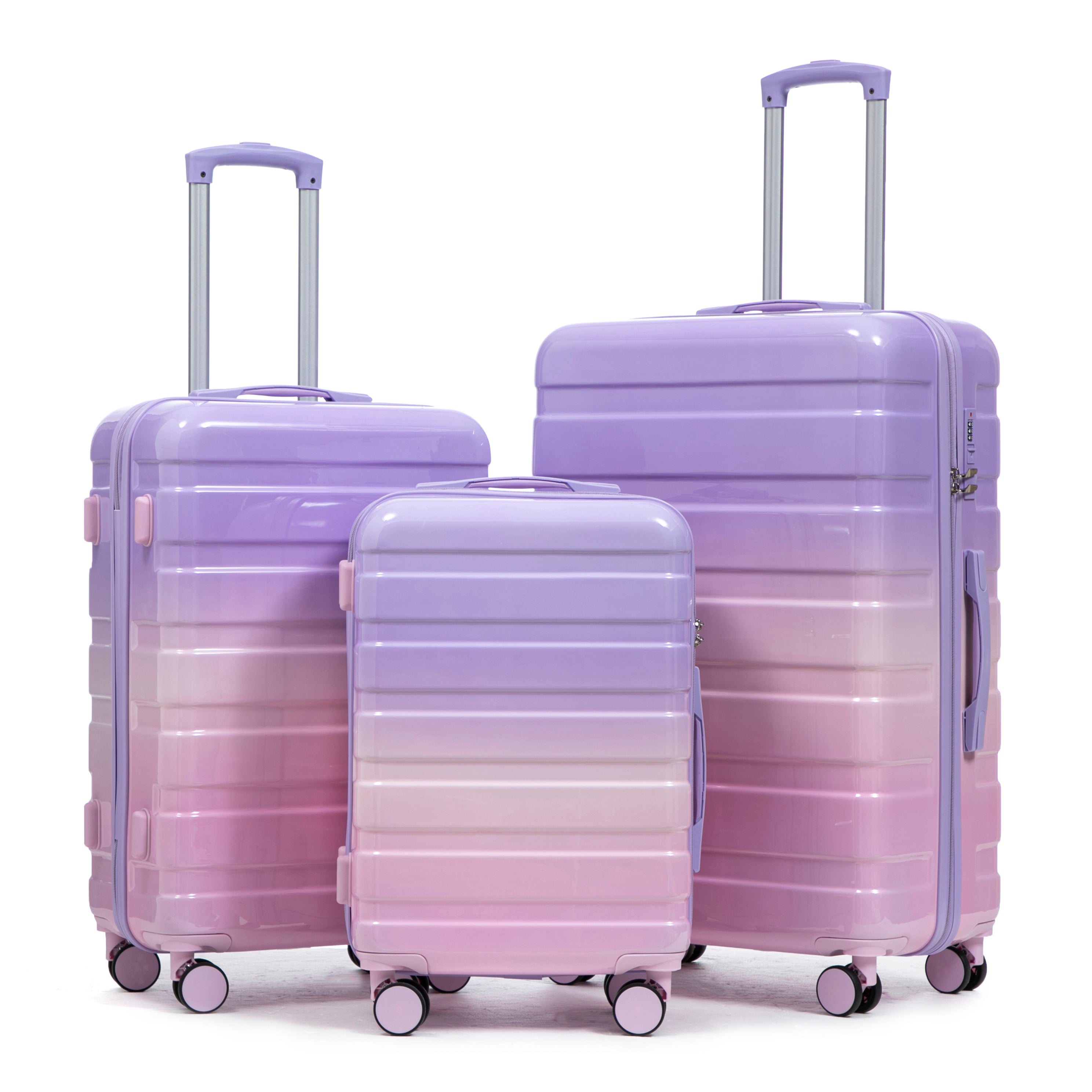 20'/24'/28' 3-Piece PC Spinner Wheel Luggage Set