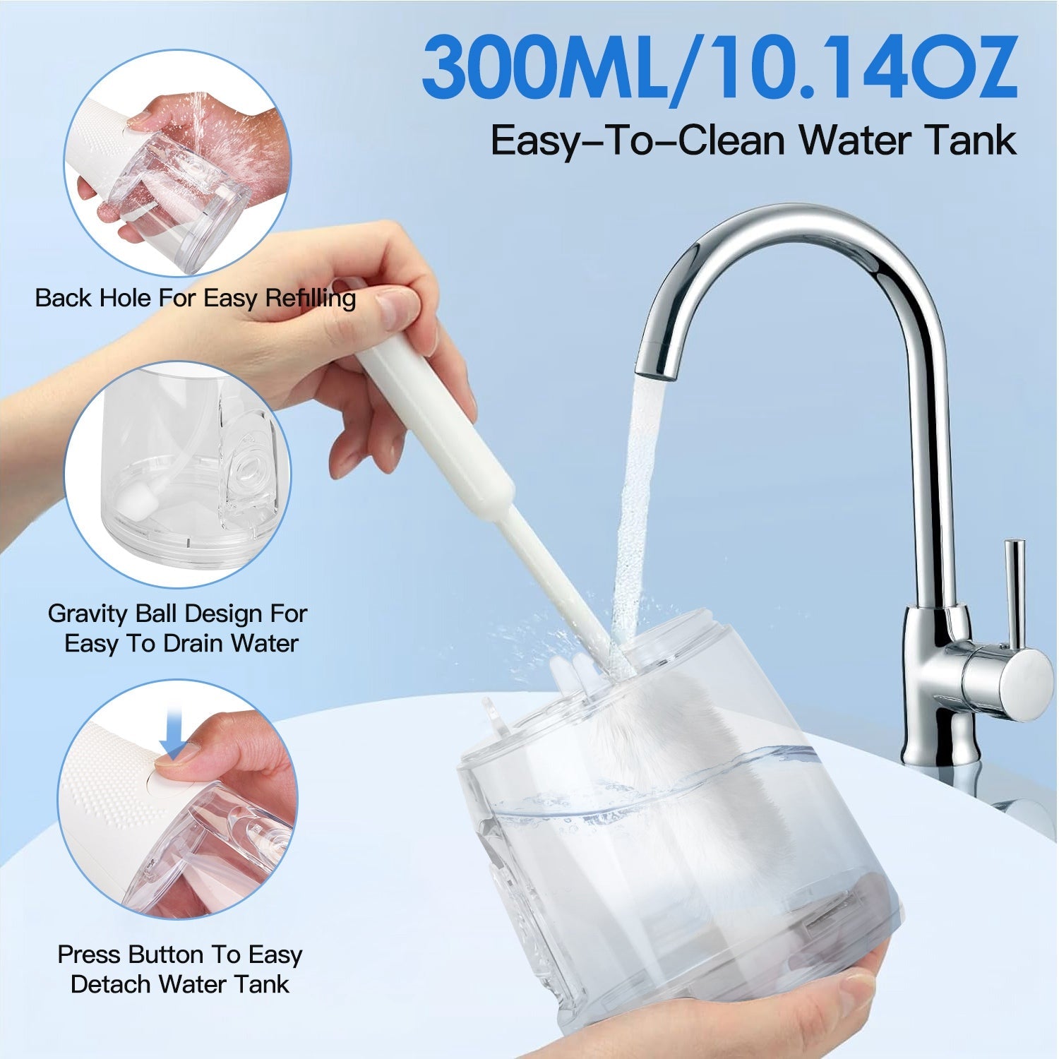 Portable Water Dental Flosser