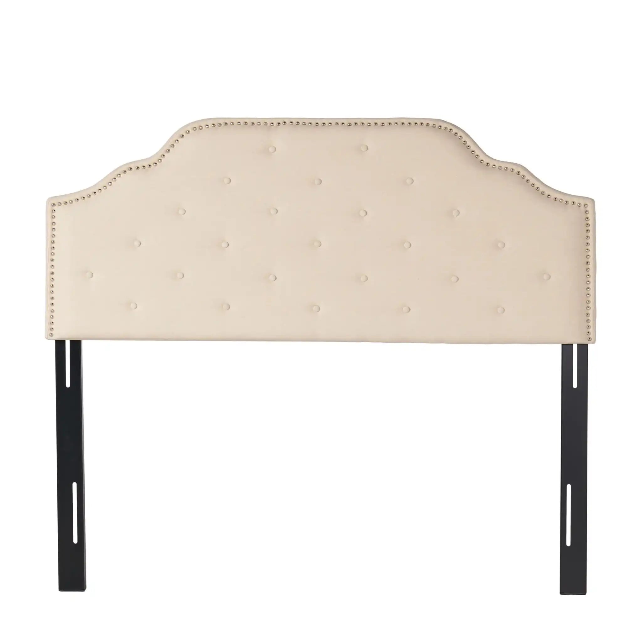 Luella Button Tufted Upholstered Headboard