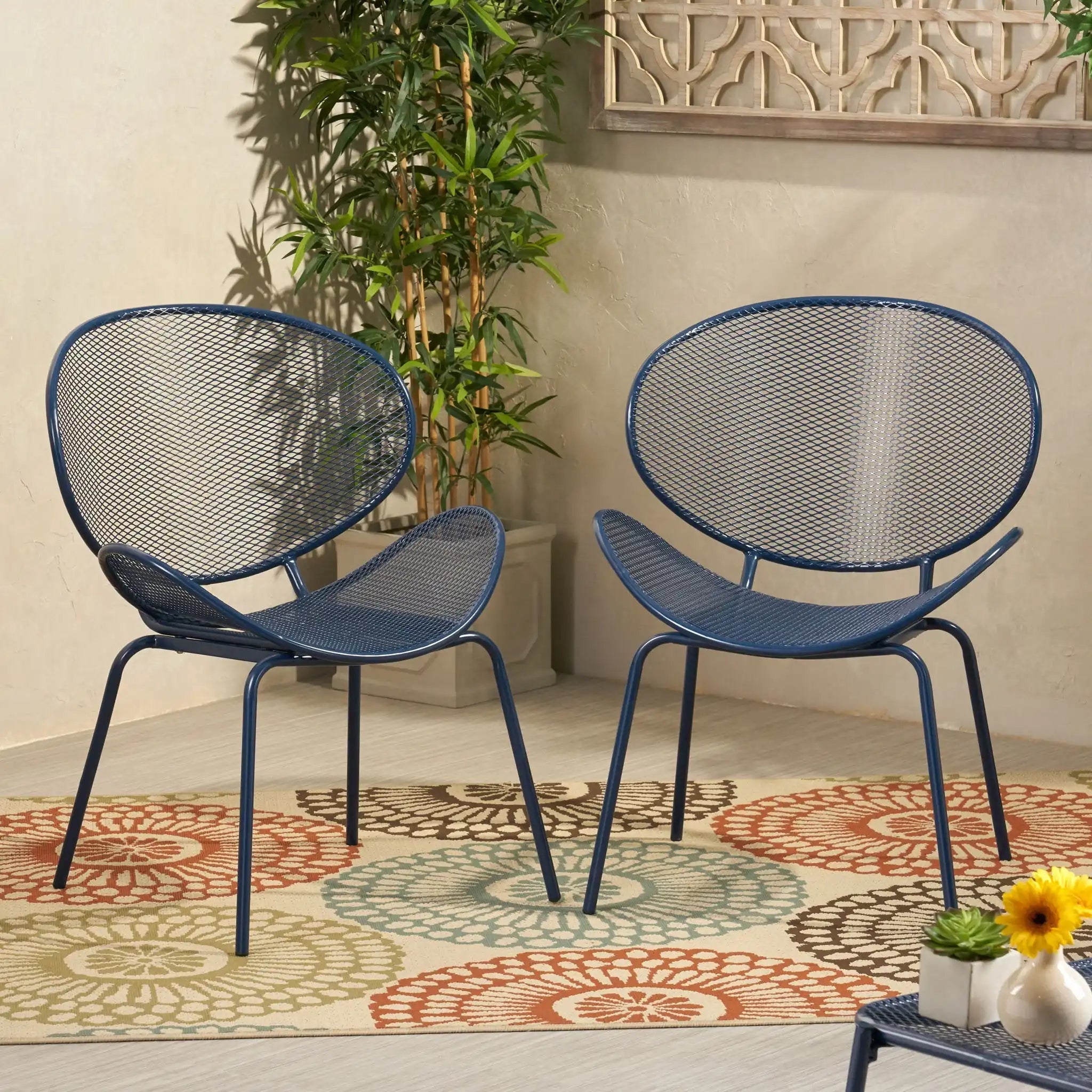 Elba Contemporary Chair Set For Outdoor Relaxation