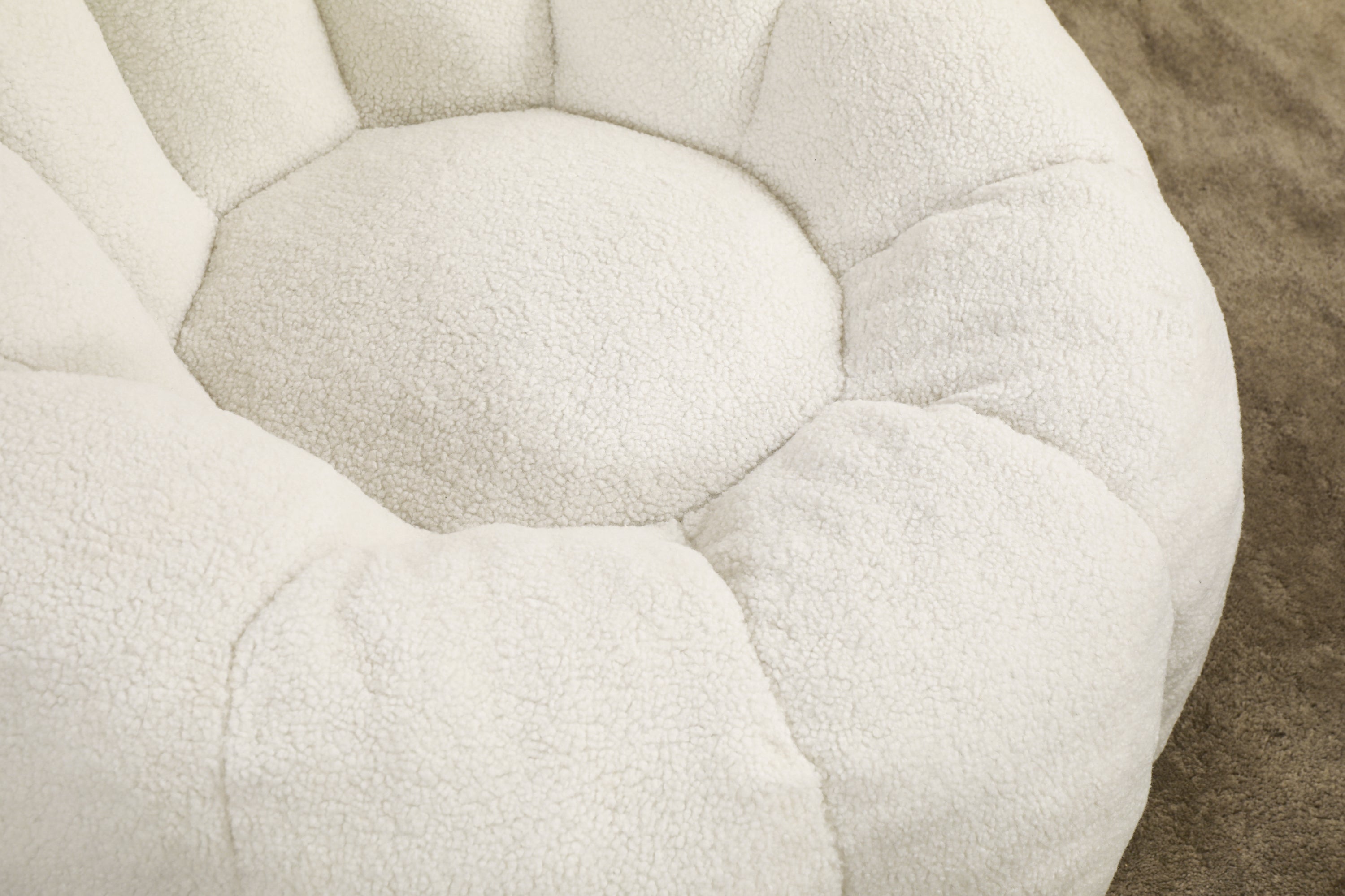 Bean Bag Chair with Armrests and High-Density Foam