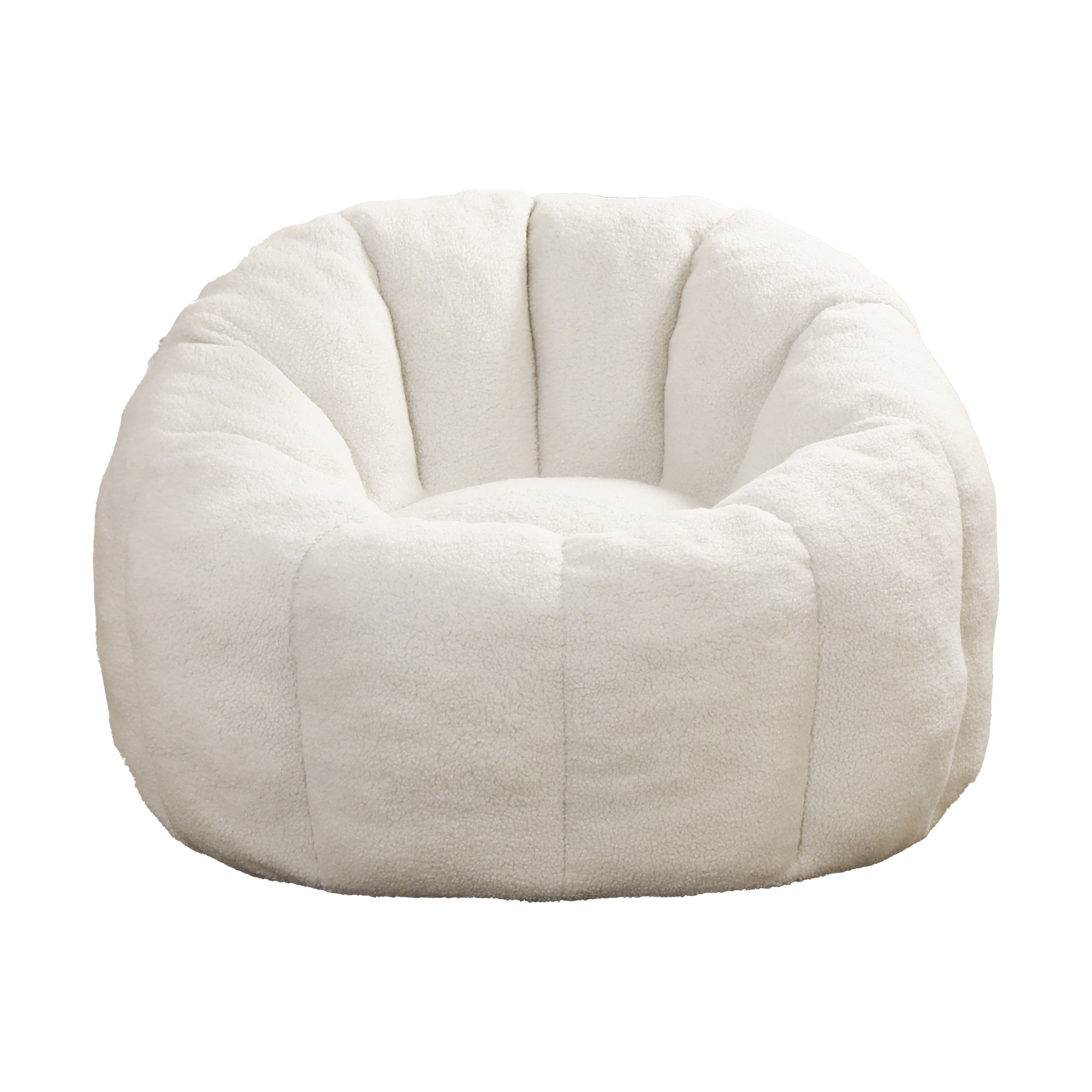 Bean Bag Chair with Armrests and High-Density Foam