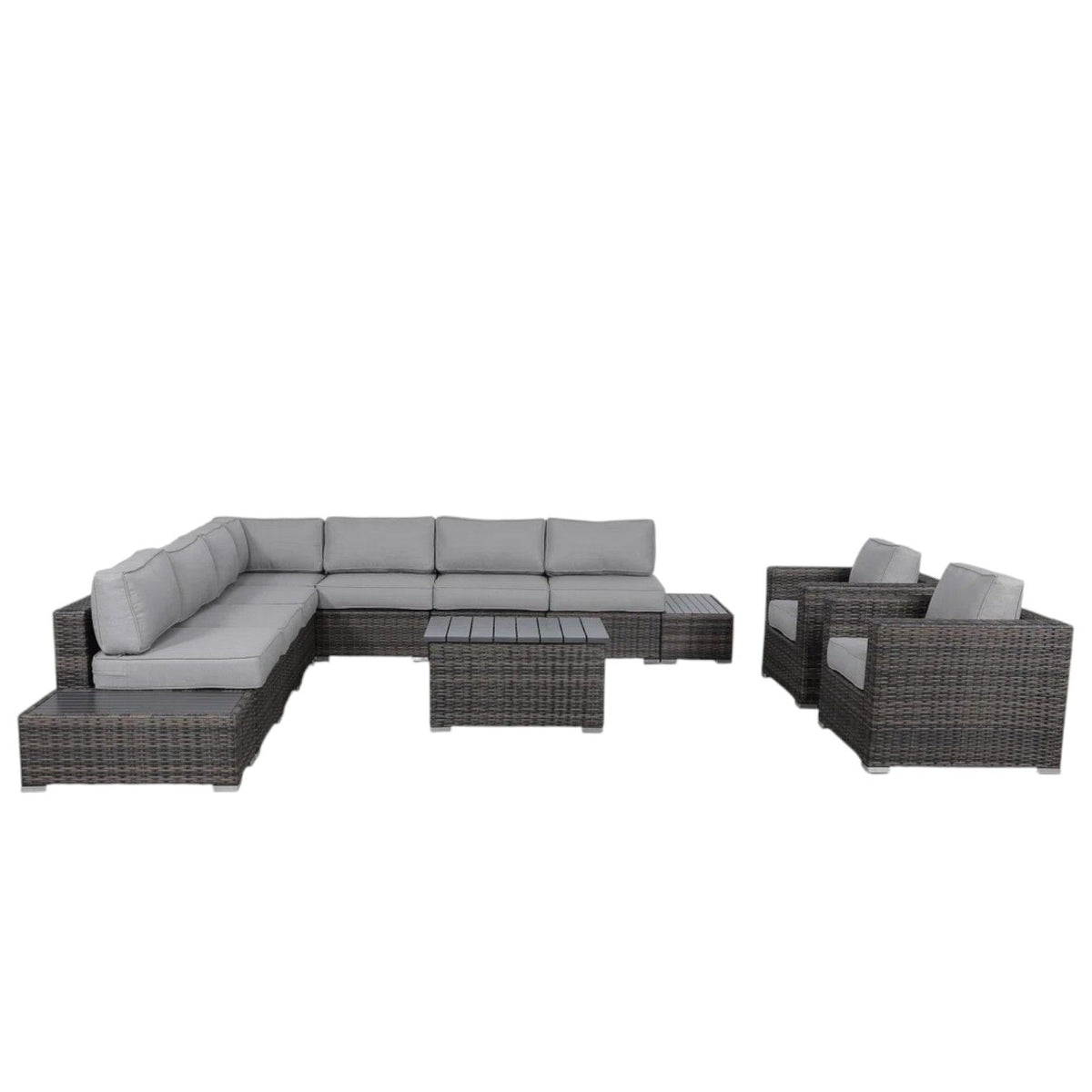 Stylish Entertainment Sectional Set, Outdoor Living