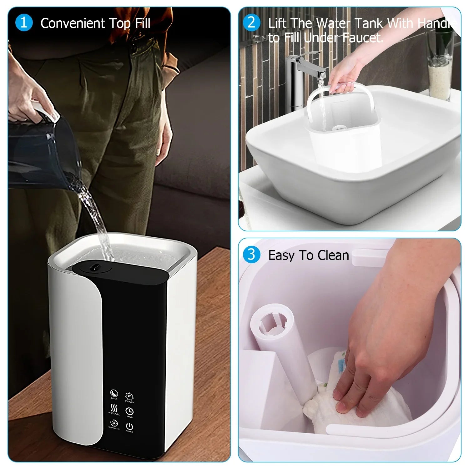 5L Mist Humidifier With Essential Oils Diffuser