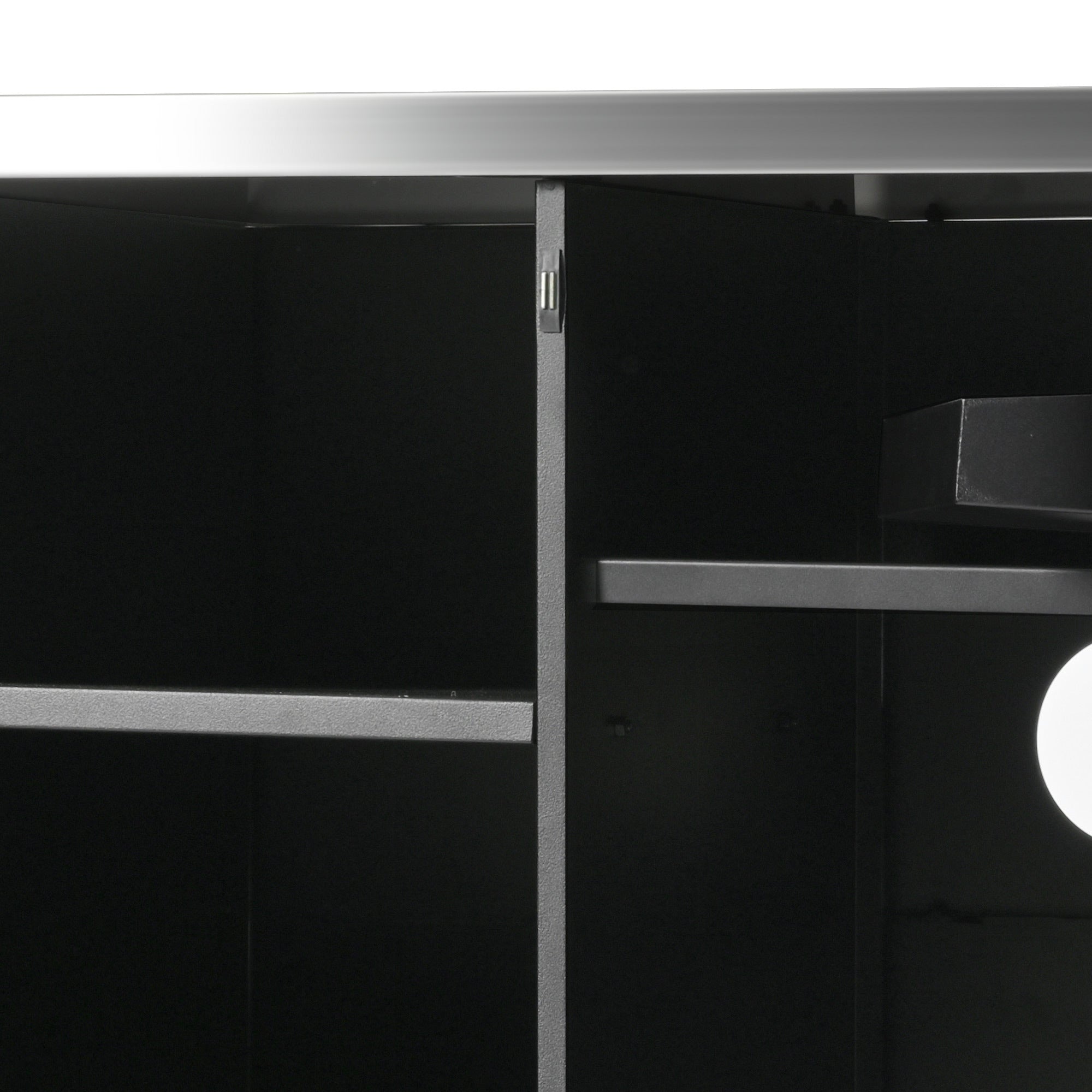 K&K 55.5" Outdoor Kitchen Island with Sink
