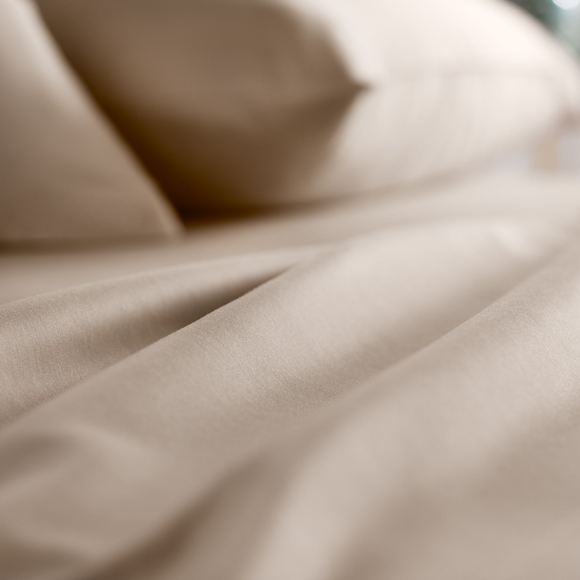 Linenspa 600TC Cotton Blend Twin Sheet Set - Sand