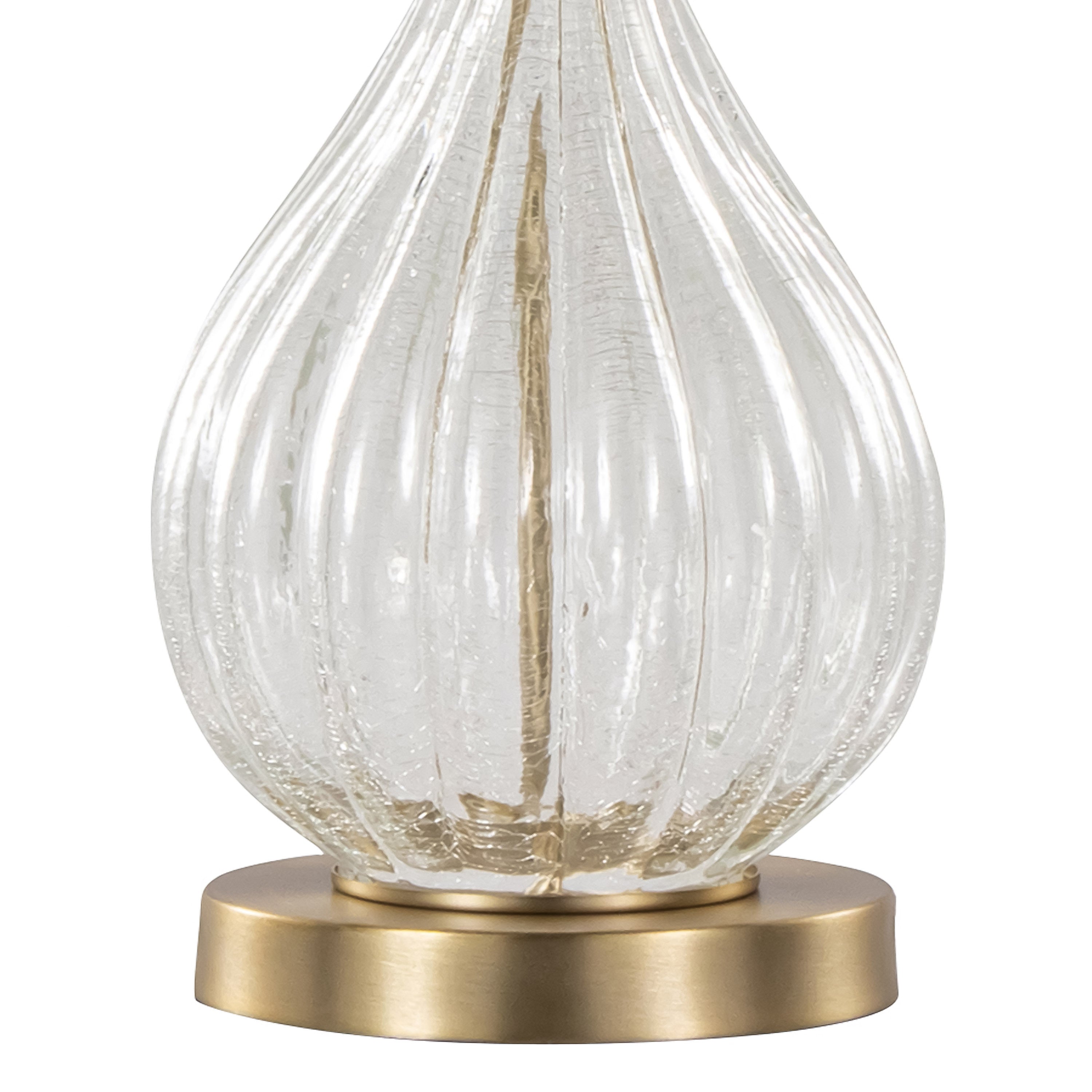 Jenny 27' Contemporary Glass Table Lamp Set of 2