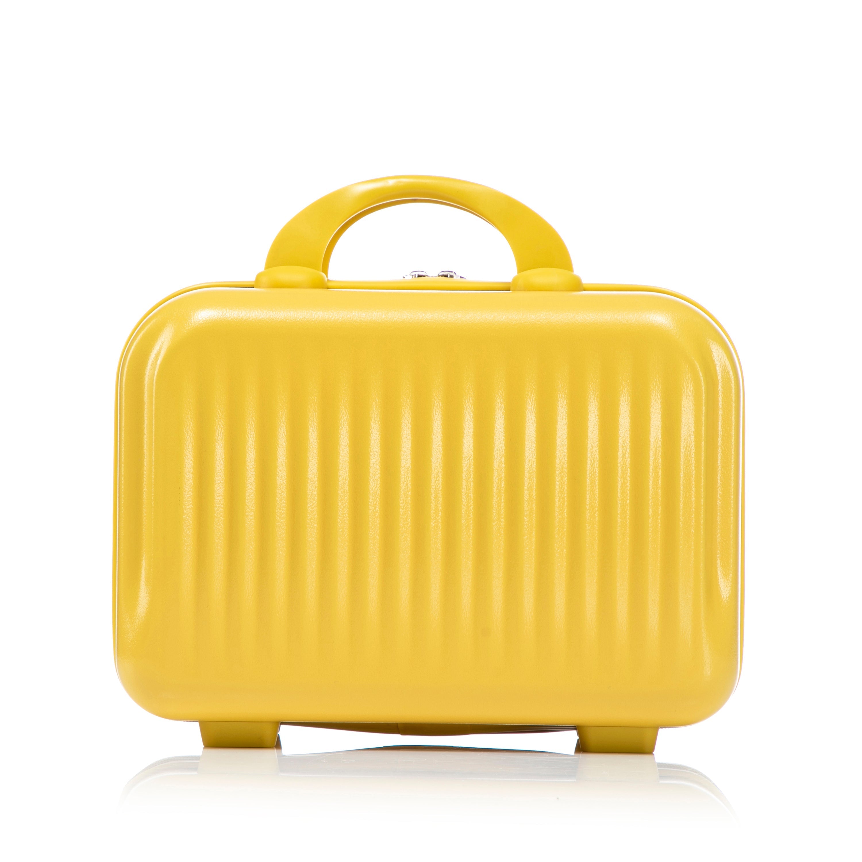14'/20' 2-Piece ABS Spinner Wheel Luggage Set with Combination Lock