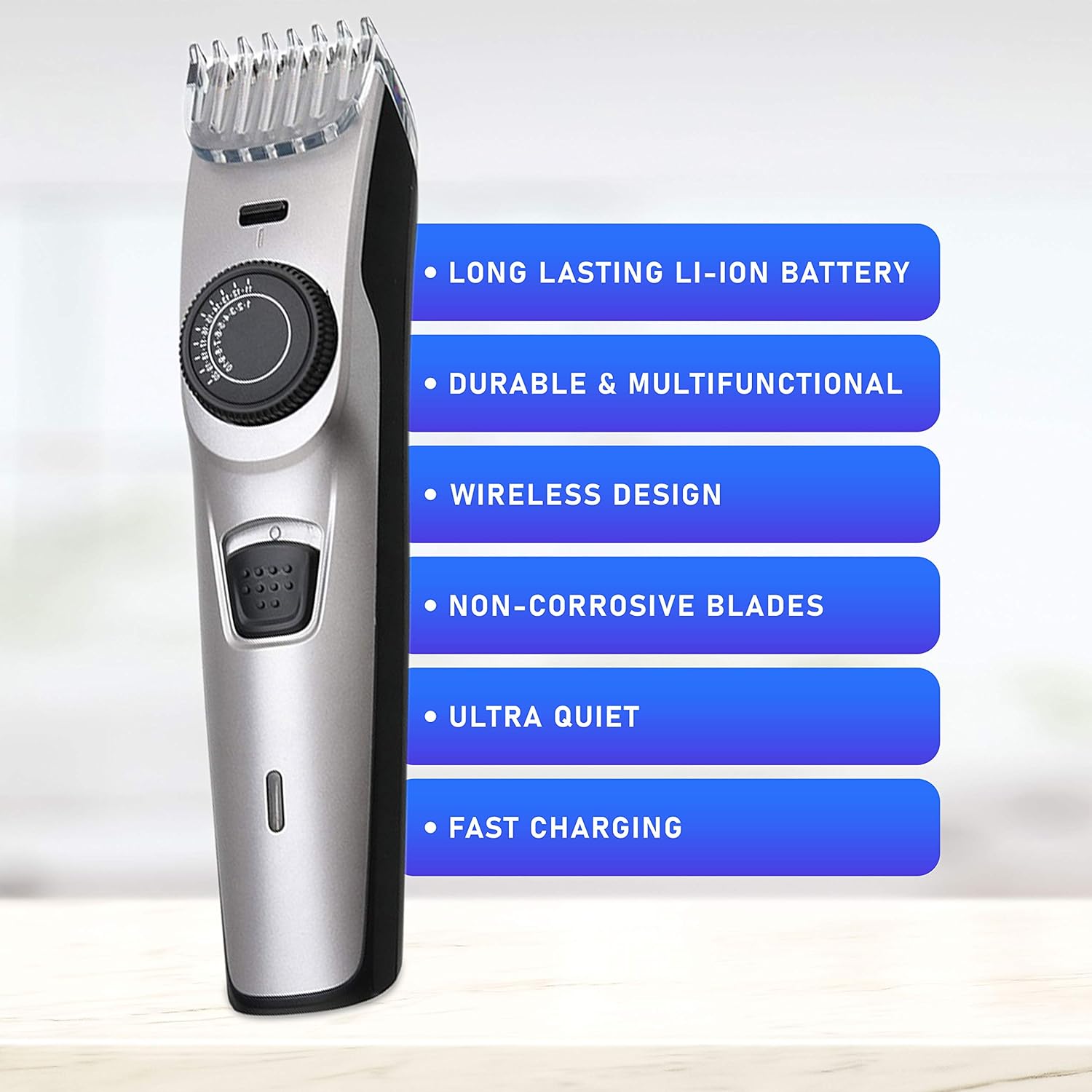 Cordless Electric Beard Grooming Kit