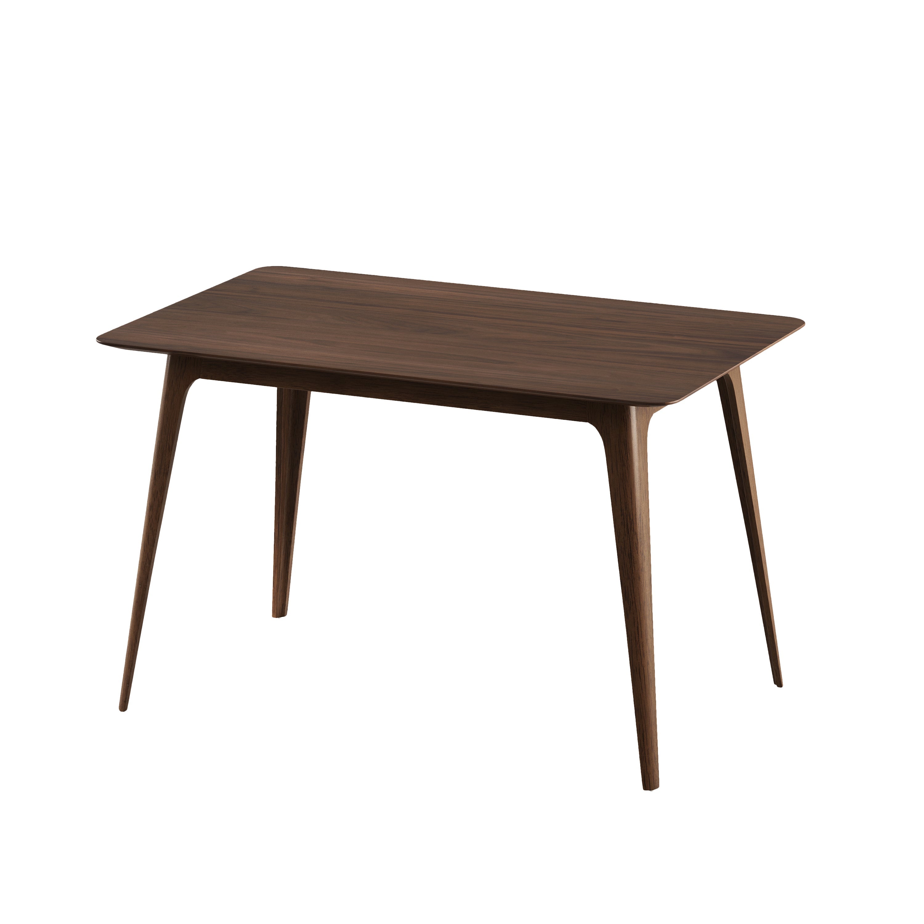5-Piece Dining Set with Rubberwood Frame and Faux Leather Chairs