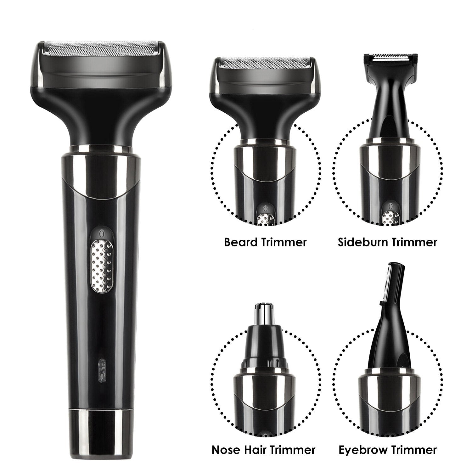 4-In-1 Unisex Rechargeable Electric Razor Clipper