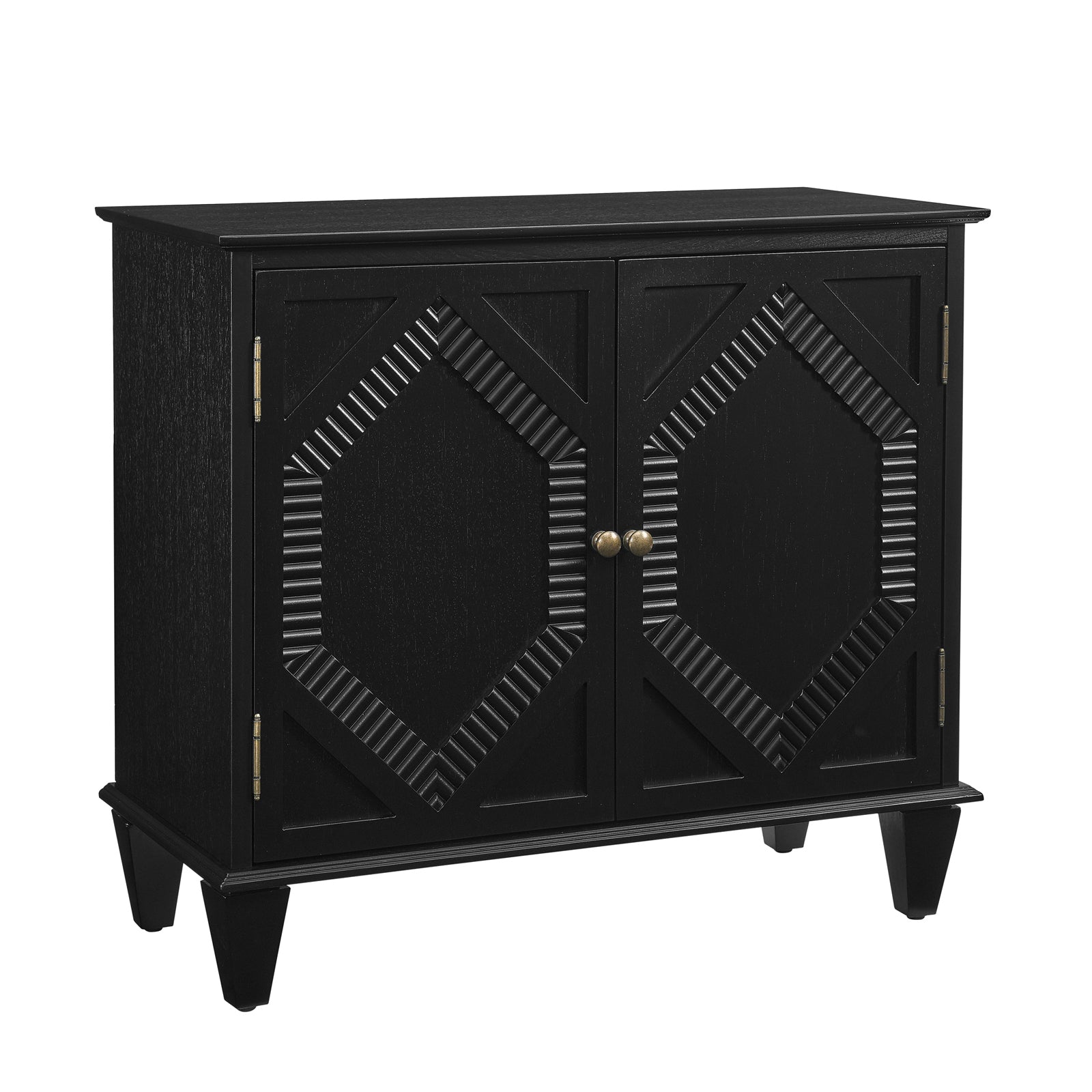 33.6' Retro Wooden Sideboard Buffet Cabinet with Storage