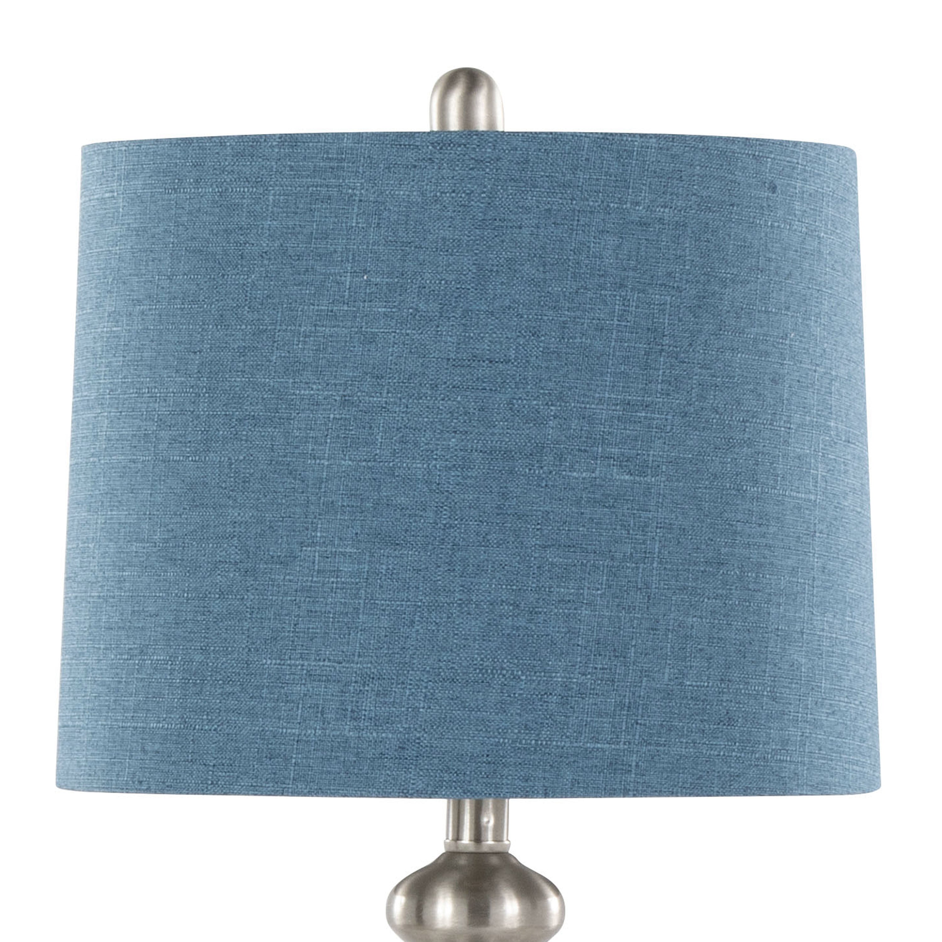 Ashland 27" Contemporary Metal Table Lamp Set of 2