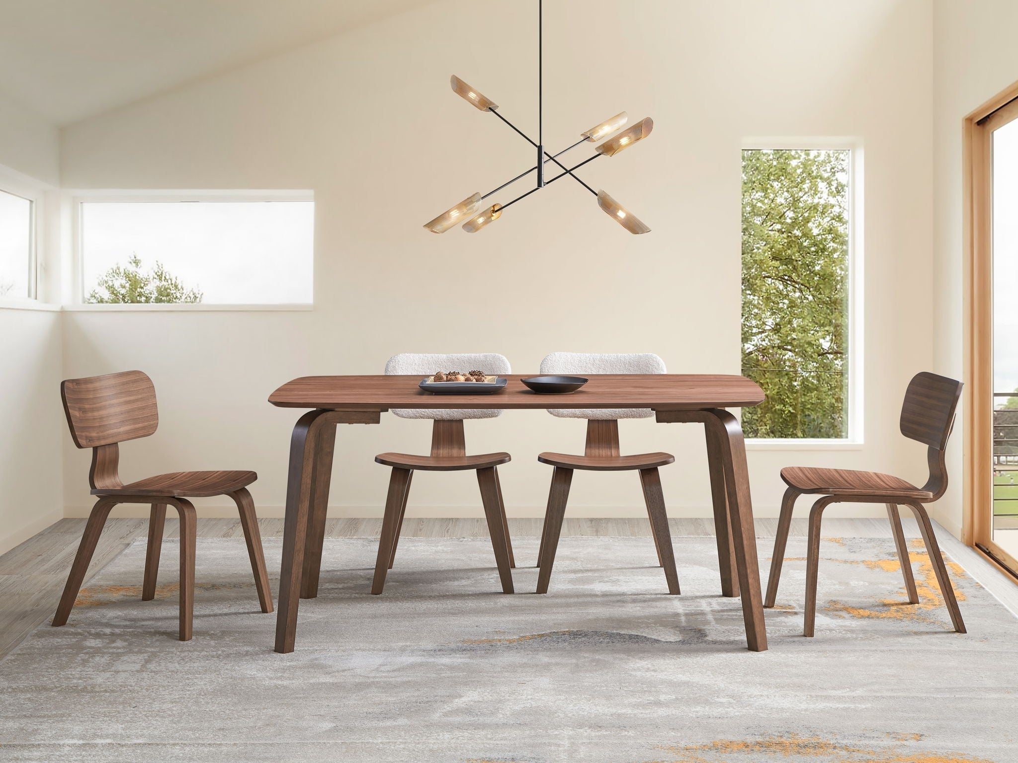 Casson Walnut Dining Table