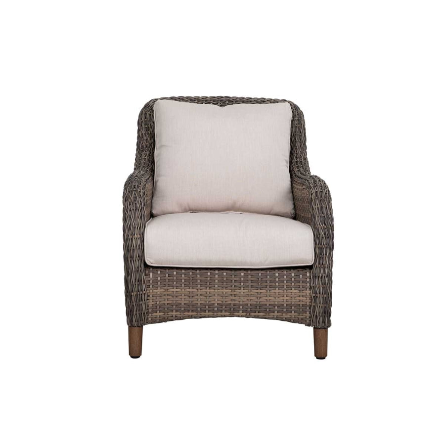 Mitchell 4-Piece Wicker Sofa Set with Swivel Rocking Chairs