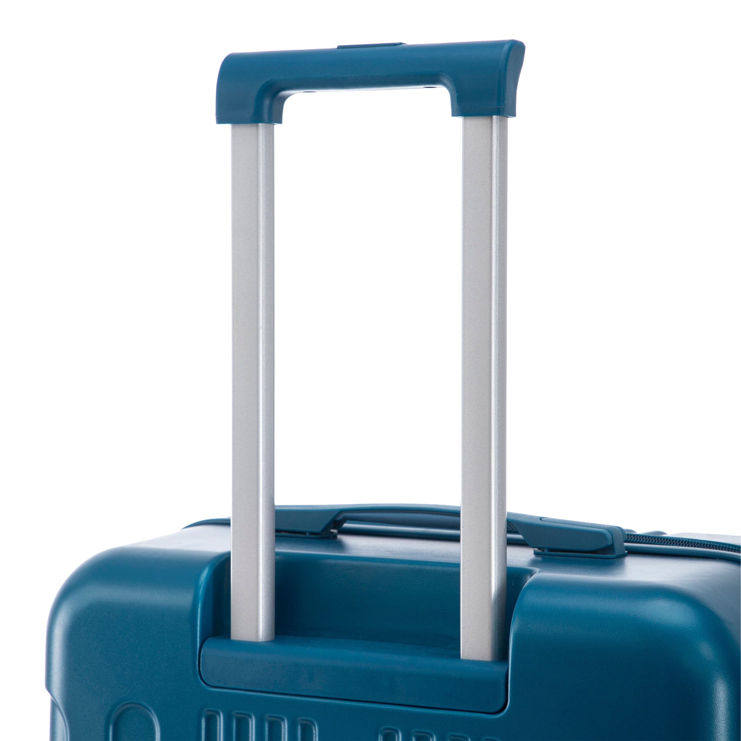 3-Piece ABS Spinner Wheel Luggage Set 20"/24"/28" Dark Blue