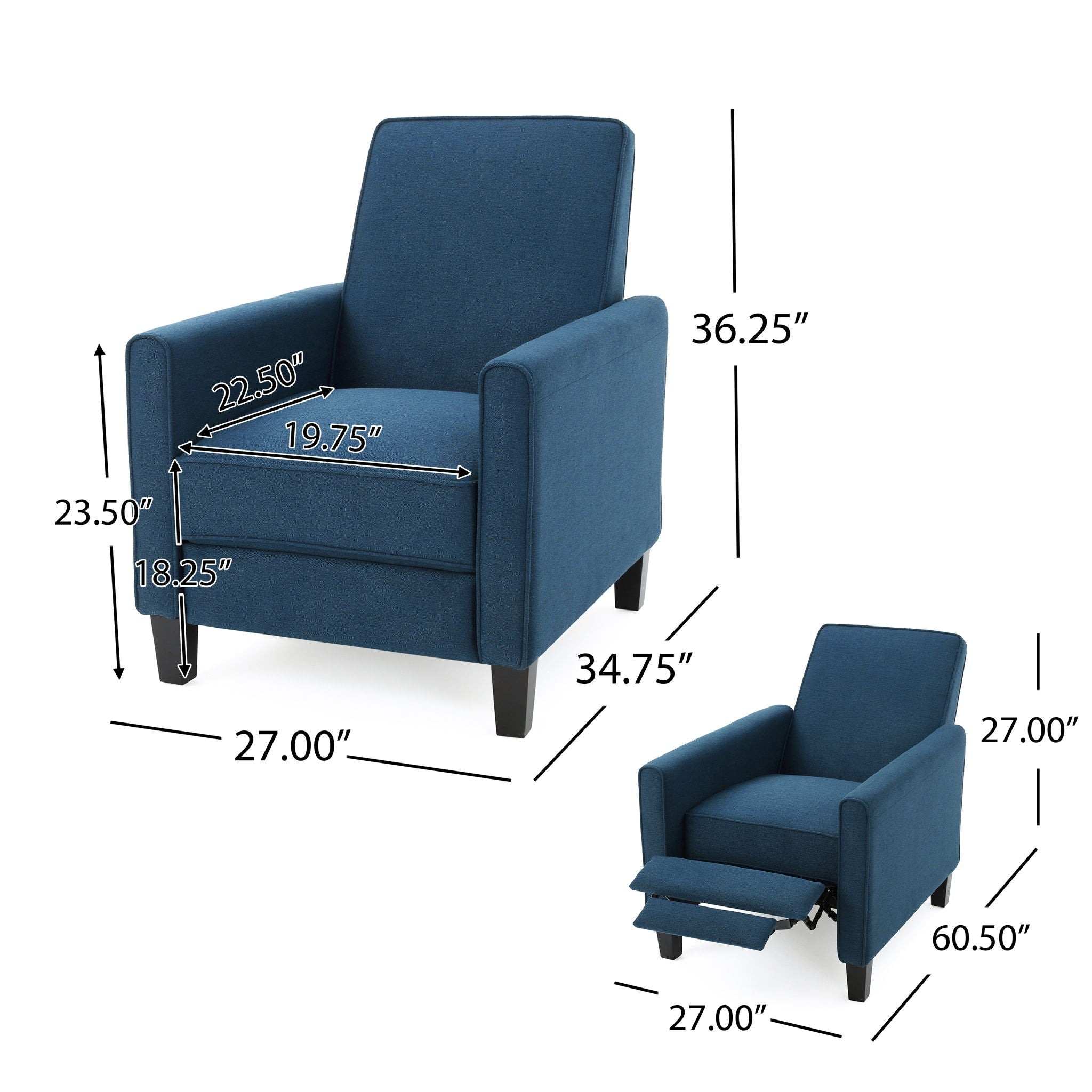 Push Back Chair For Elegant Home