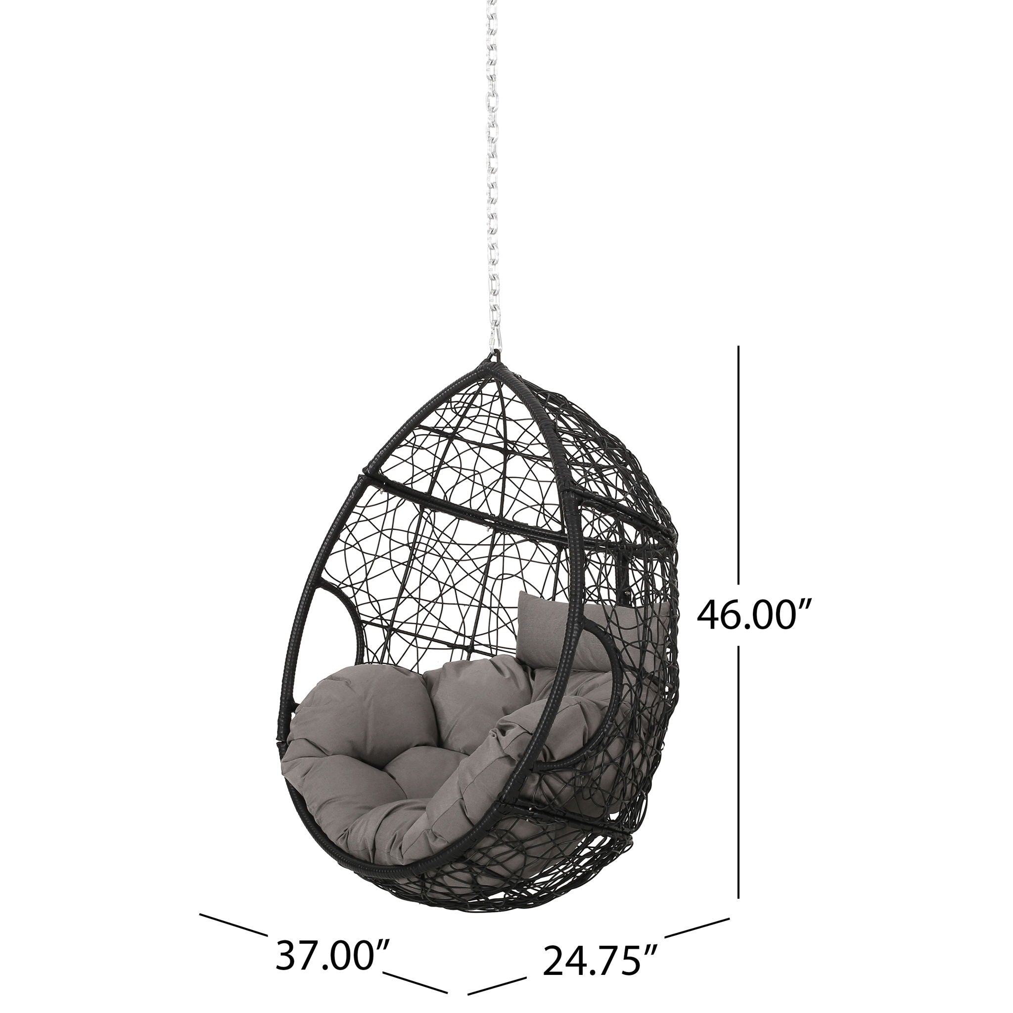 Teardrop Hanging Chair With 8Ft Chain
