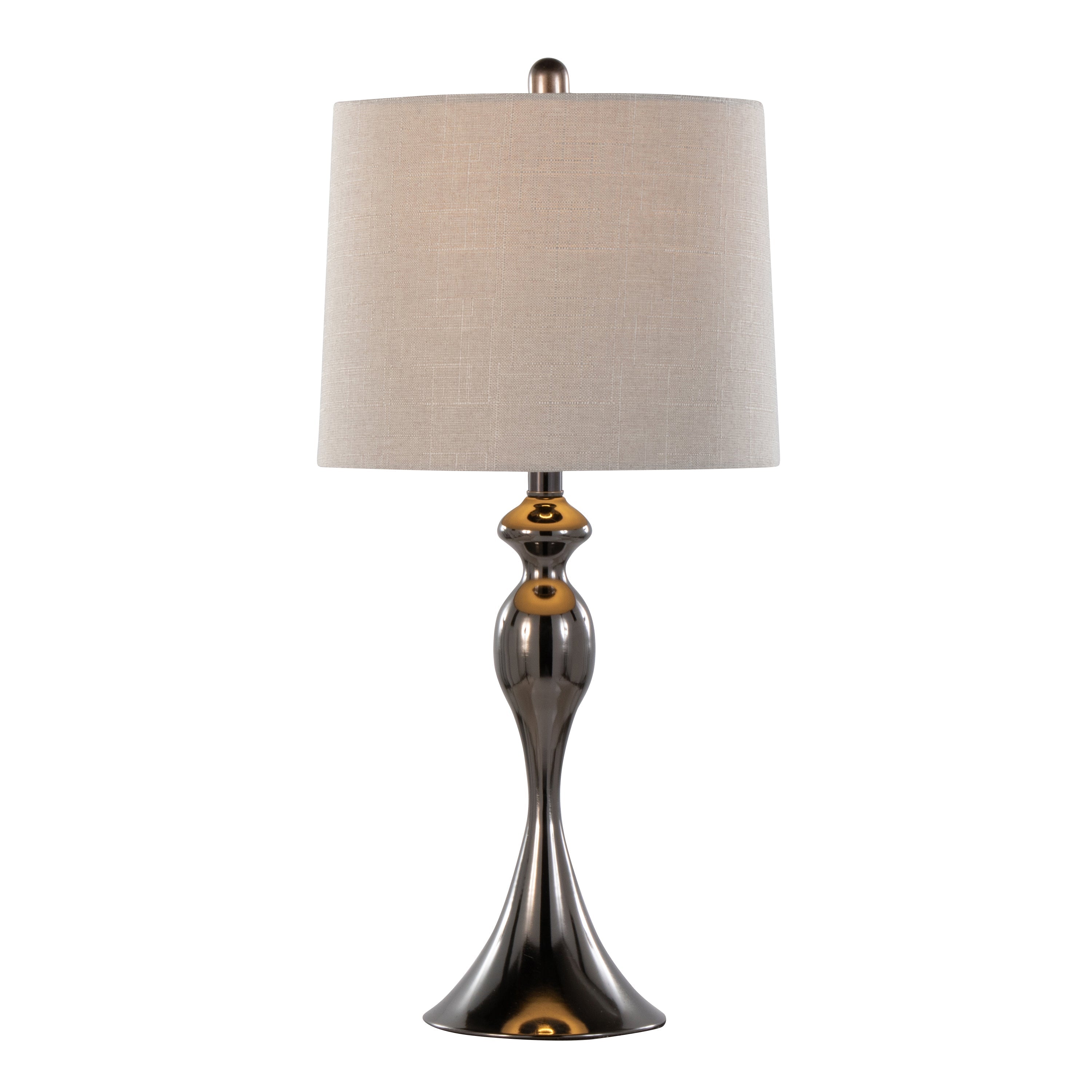Ashland 27" Contemporary Metal Table Lamp Set of 2
