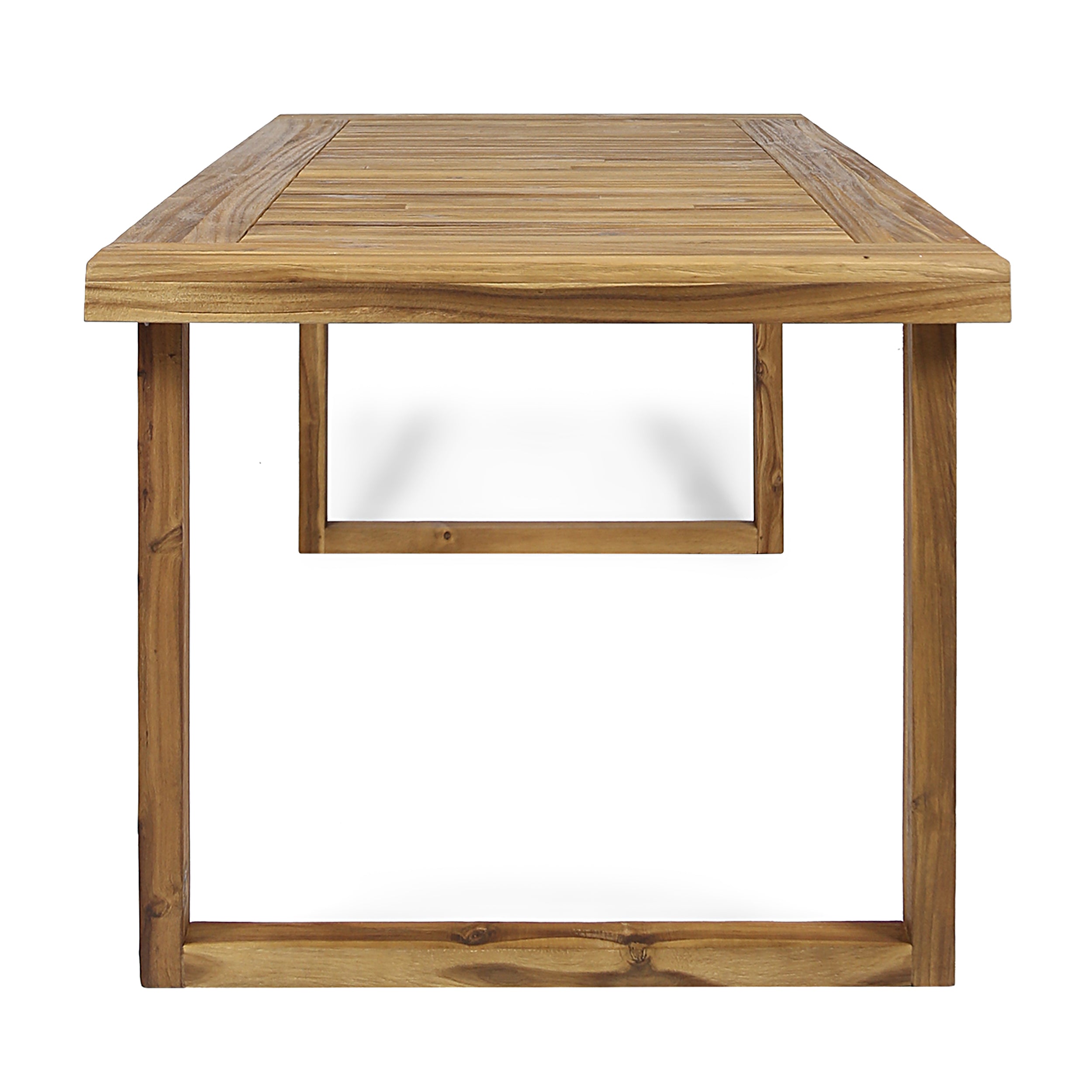 Outdoor Acacia Wood 7-Piece Dining Set with Cushions