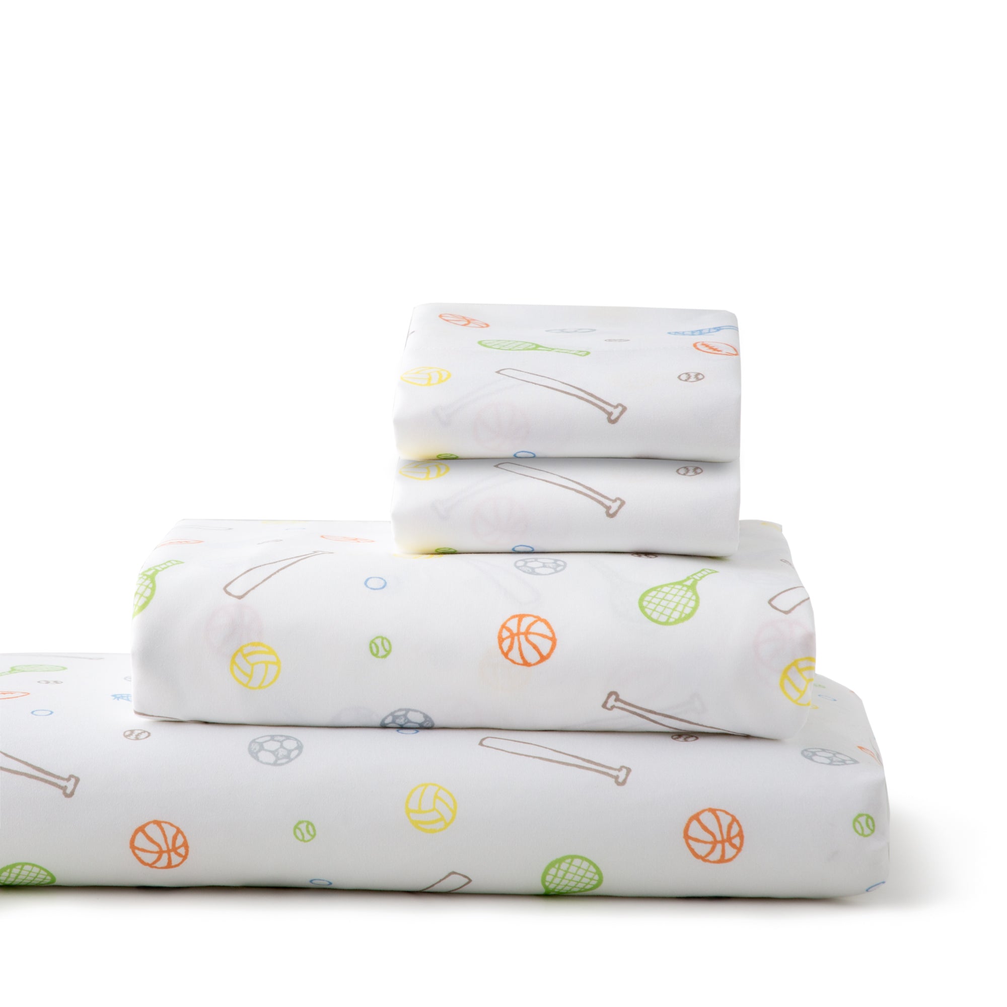 Linenspa Microfiber Sheet Set Full Sport Pattern