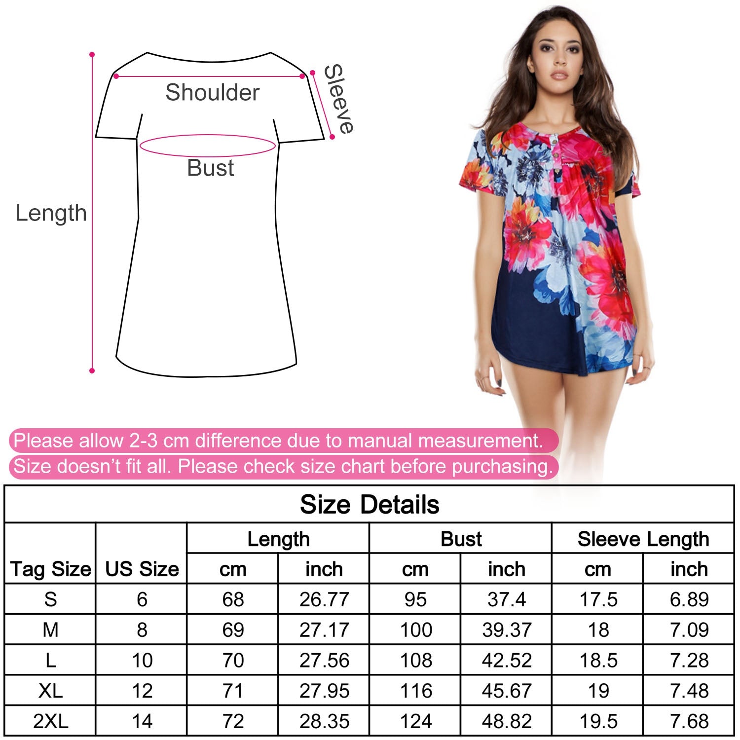 Women Summer Shirts Tops Loose Short
