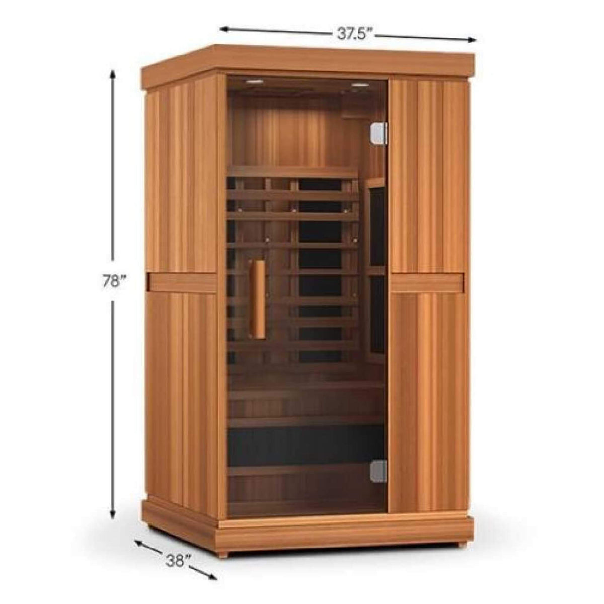 Finnmark FD-1 Full Spectrum 1-Person Home Infrared Sauna With Bluetooth Audio