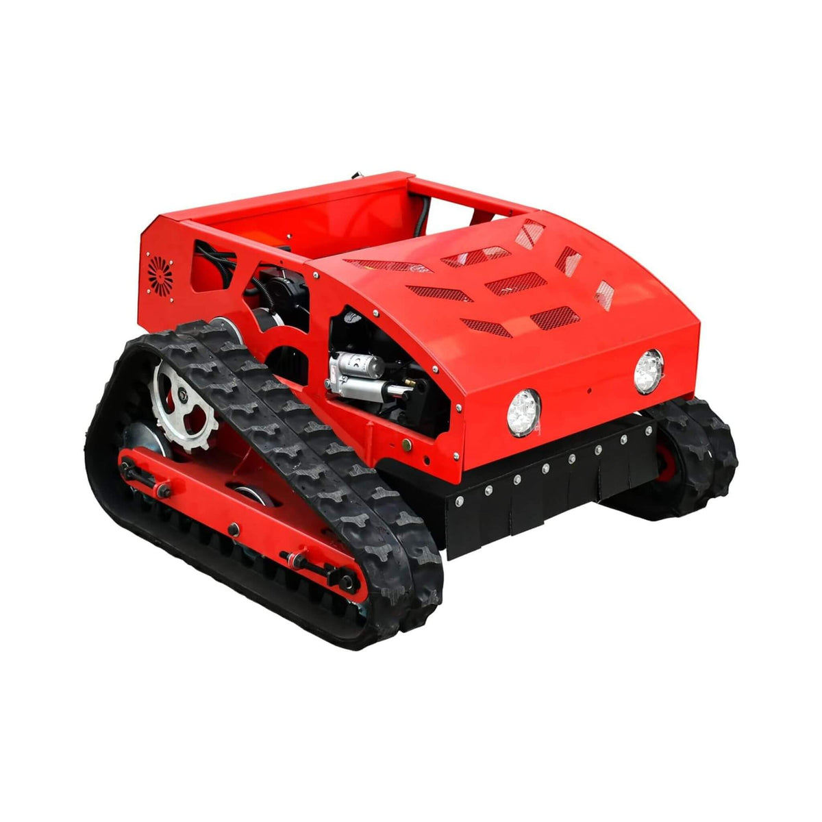 Heavy-Duty Industrial Remote-Controlled Lawn Mower With Adjustable Cutting Height