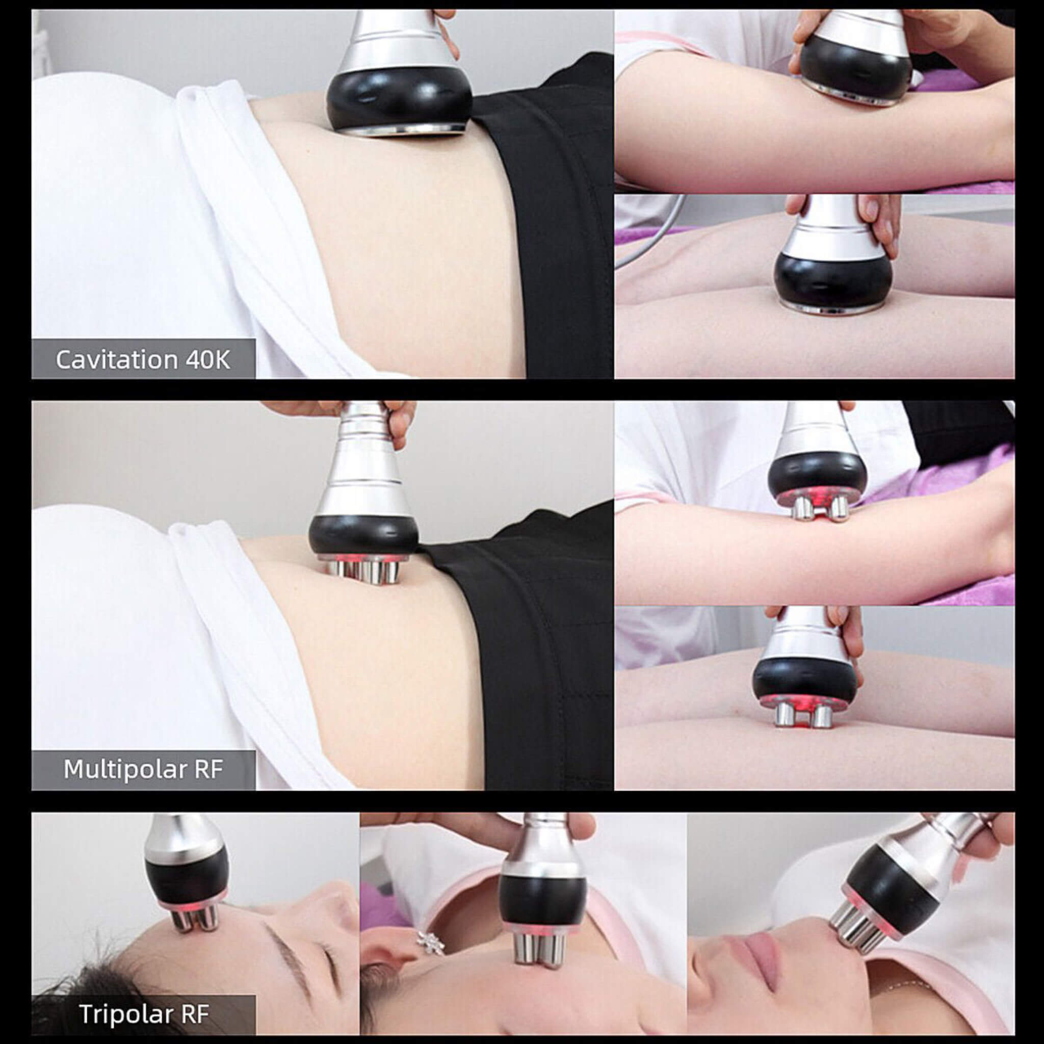 Professional Ultrasonic Cavitation RF Laser Lipo Machine - Fat Reduction & Weight Loss (SAK95112)