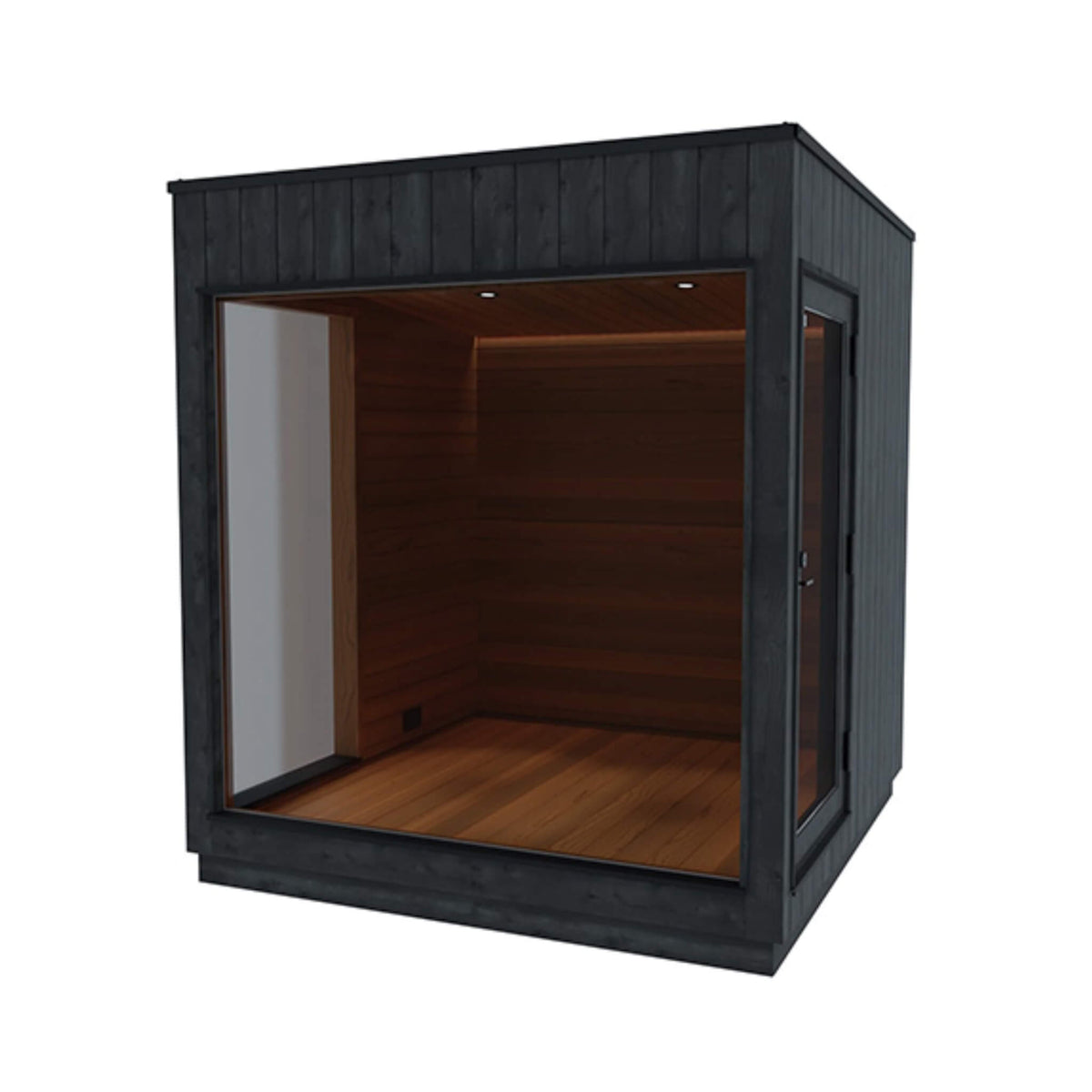 ThermaSol Nordic Misty Outdoor Lounge Medium Sauna Cabin