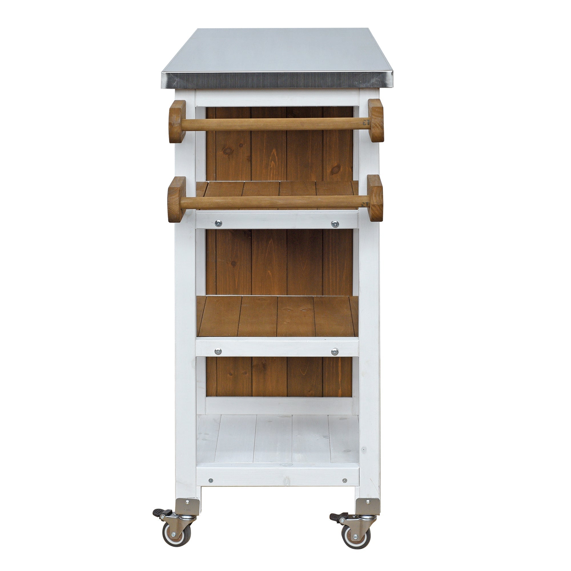 Foldable Outdoor Kitchen Island Patio Prep Station