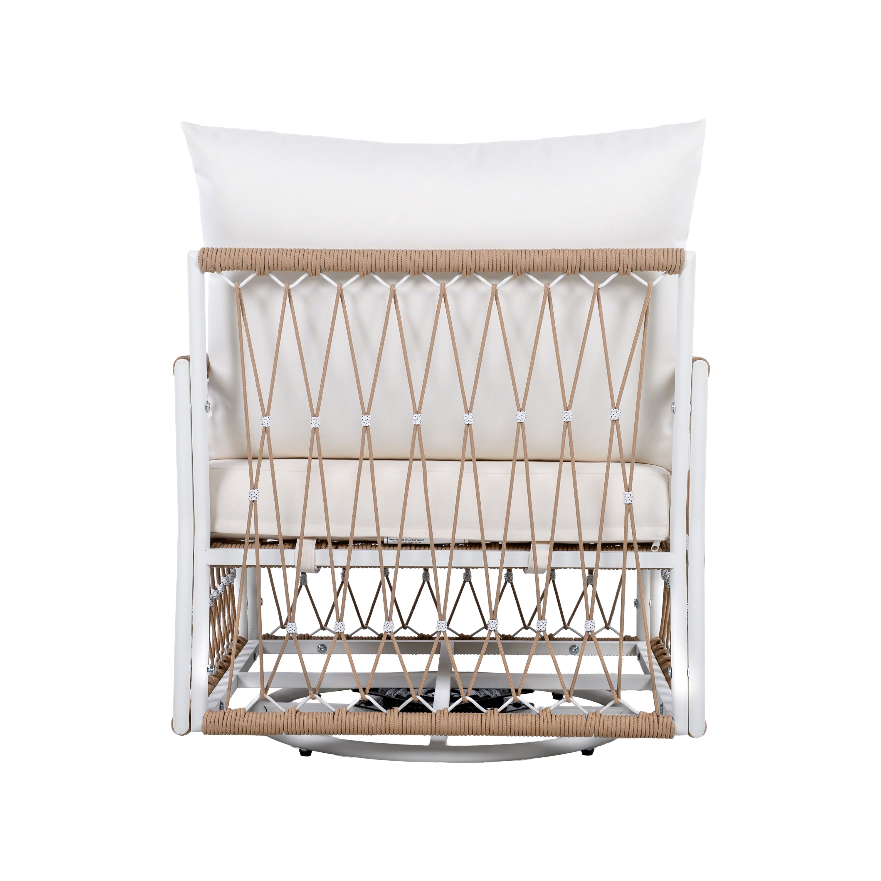 Set of 2 360° Swivel Bohemian Outdoor Lounge Chairs