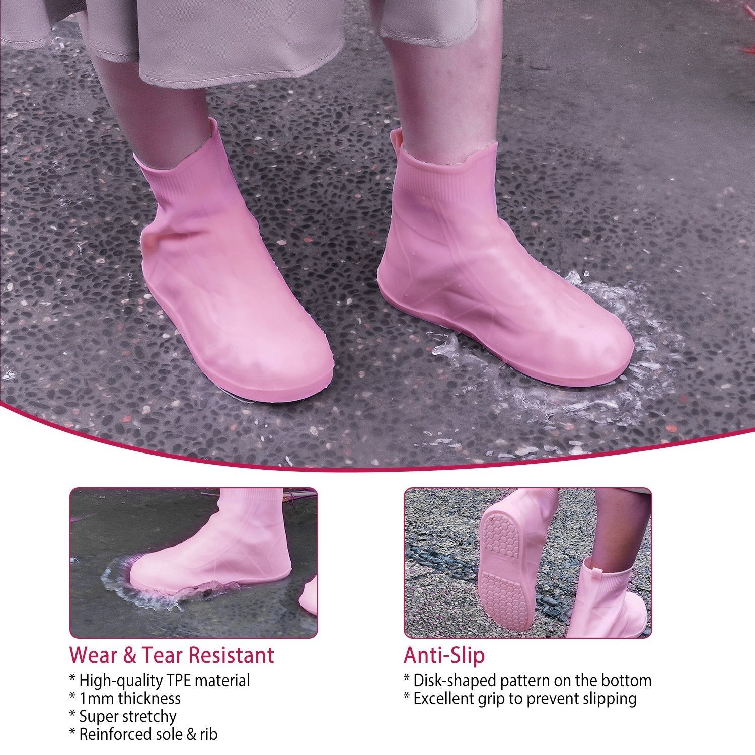 Waterproof Shoe Covers Reusable
