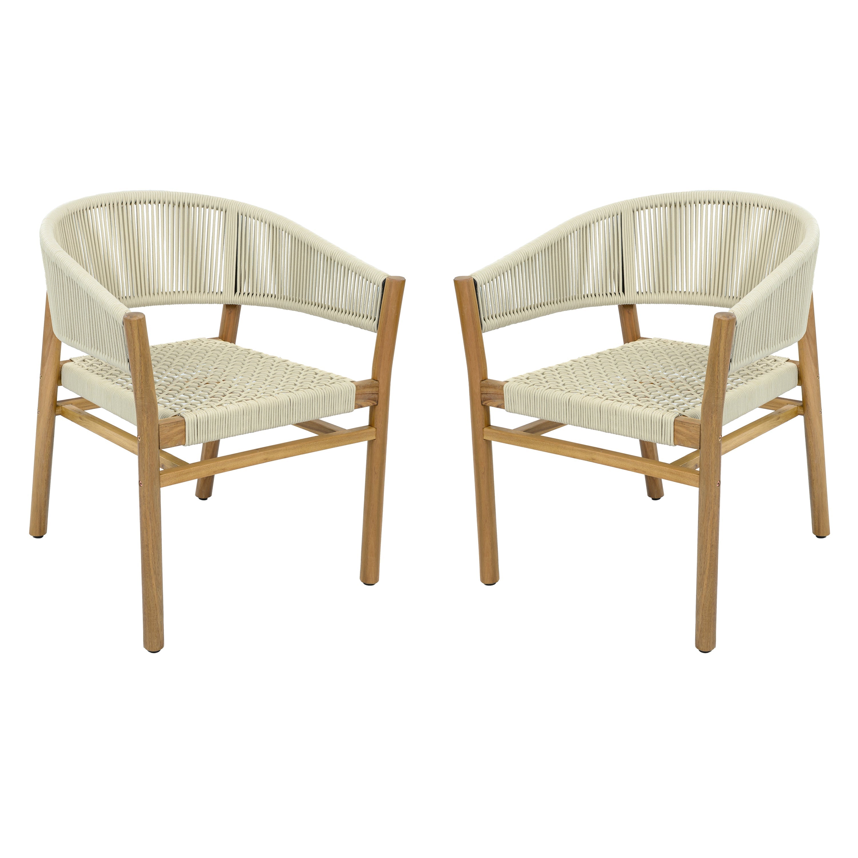 Outdoor Accent Chair Set - 2 Person Seating Group