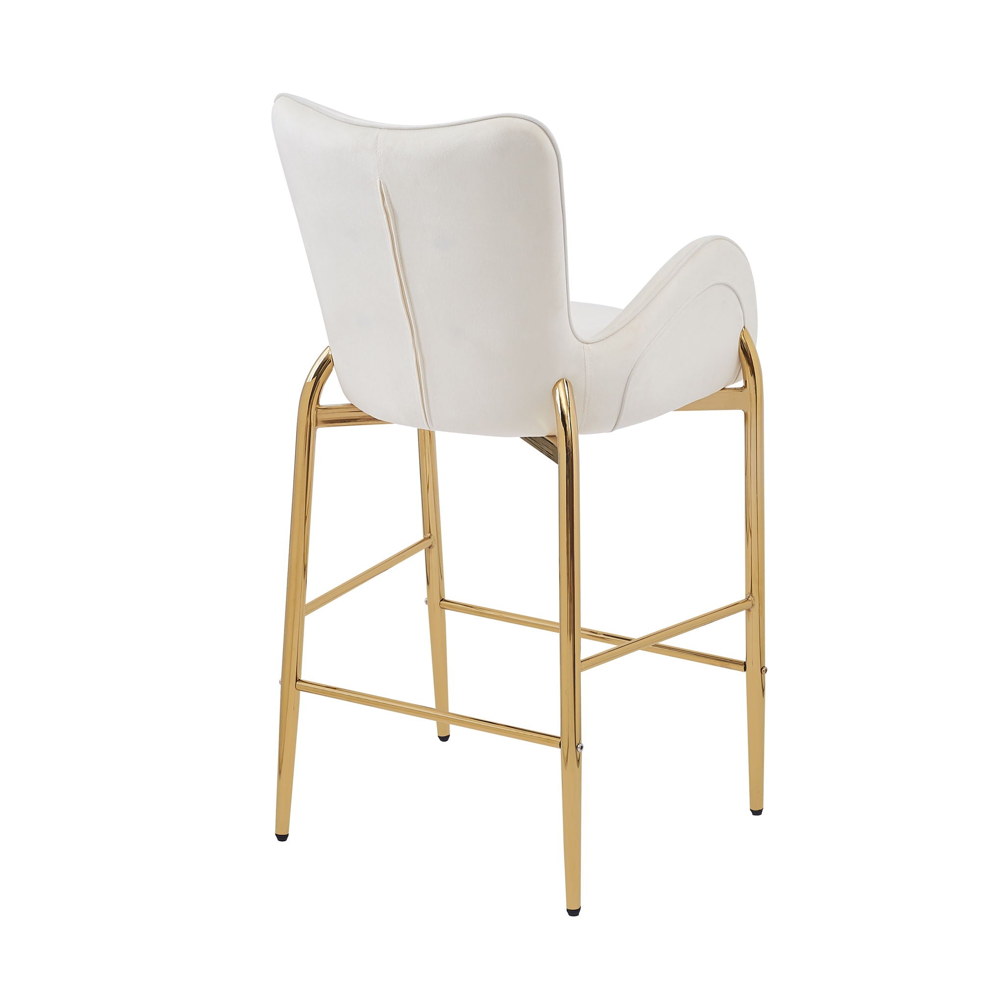 Fabric Counter Height Bar Stools (Set of 2)
