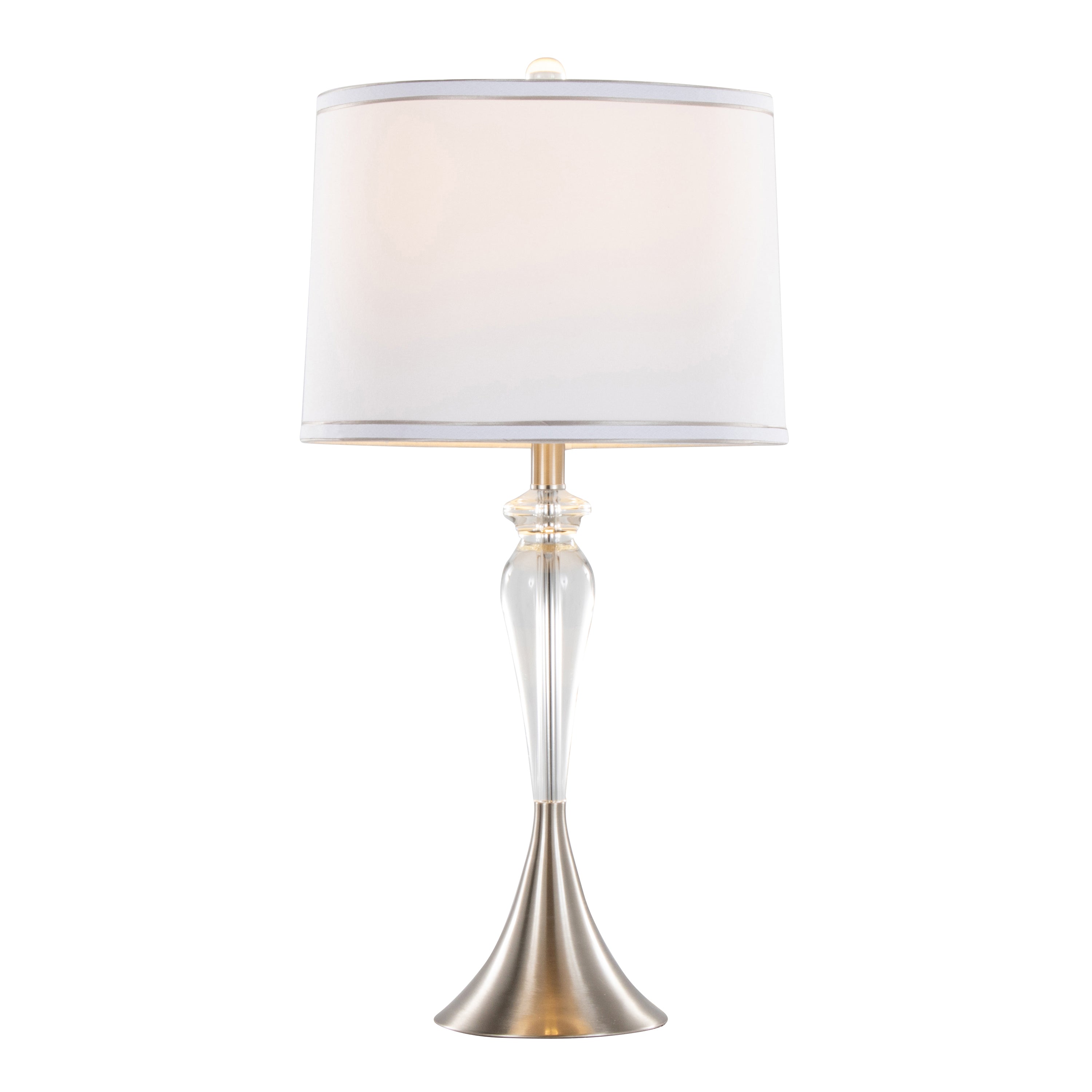 Ashland 28" Contemporary Crystal Table Lamp Set of 2