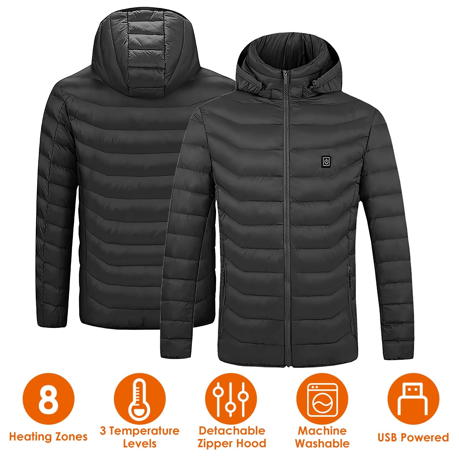Heated Jacket Electric Heating Coat