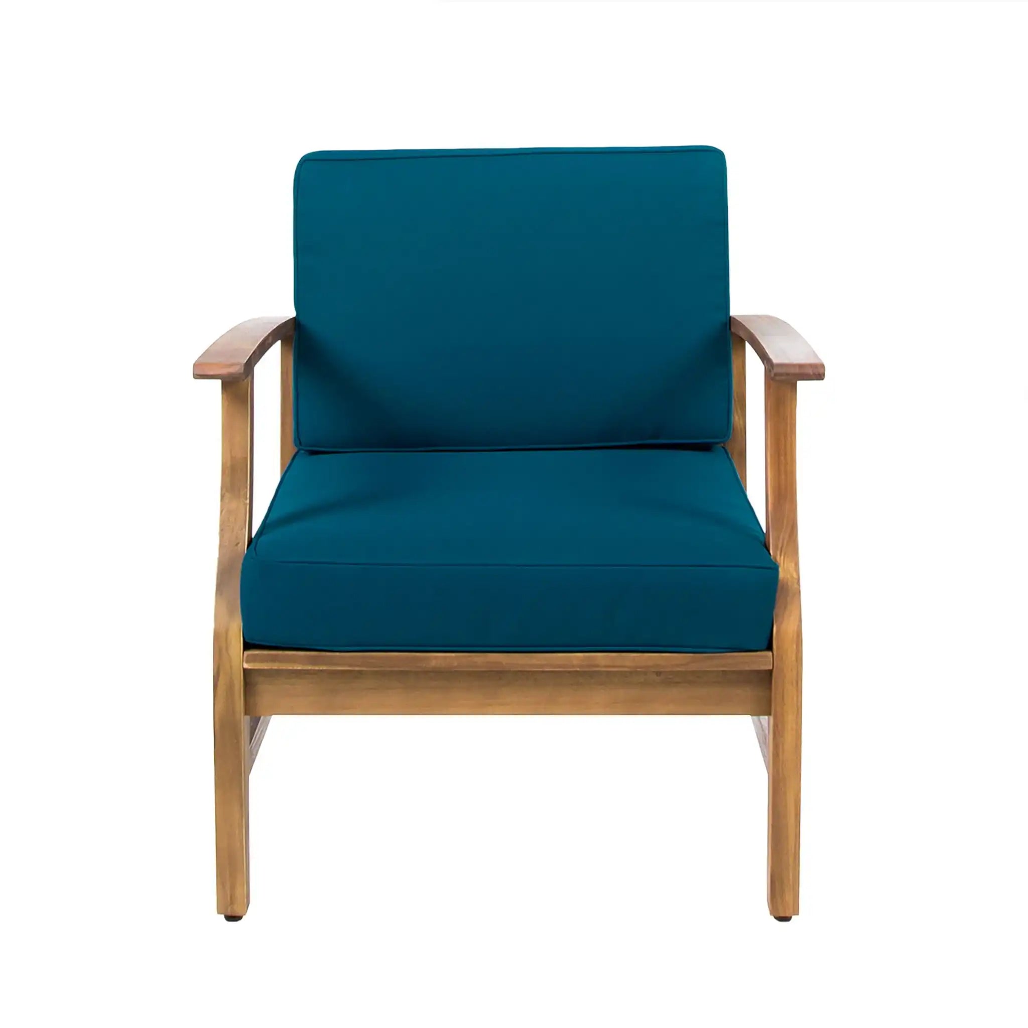 Perla Contemporary Club Chair with Water-Resistant Cushion