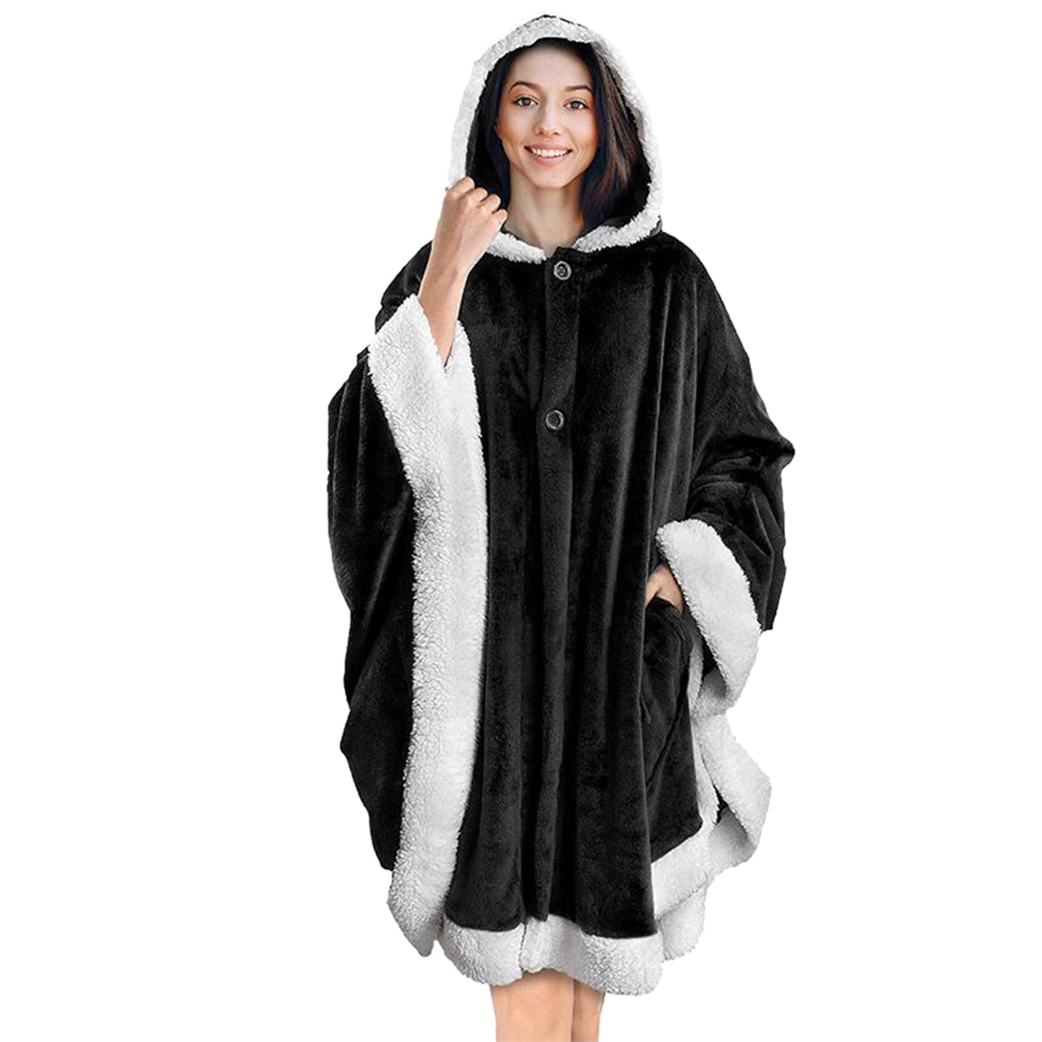 Soft Hoodie Blanket Snuggle Wrap