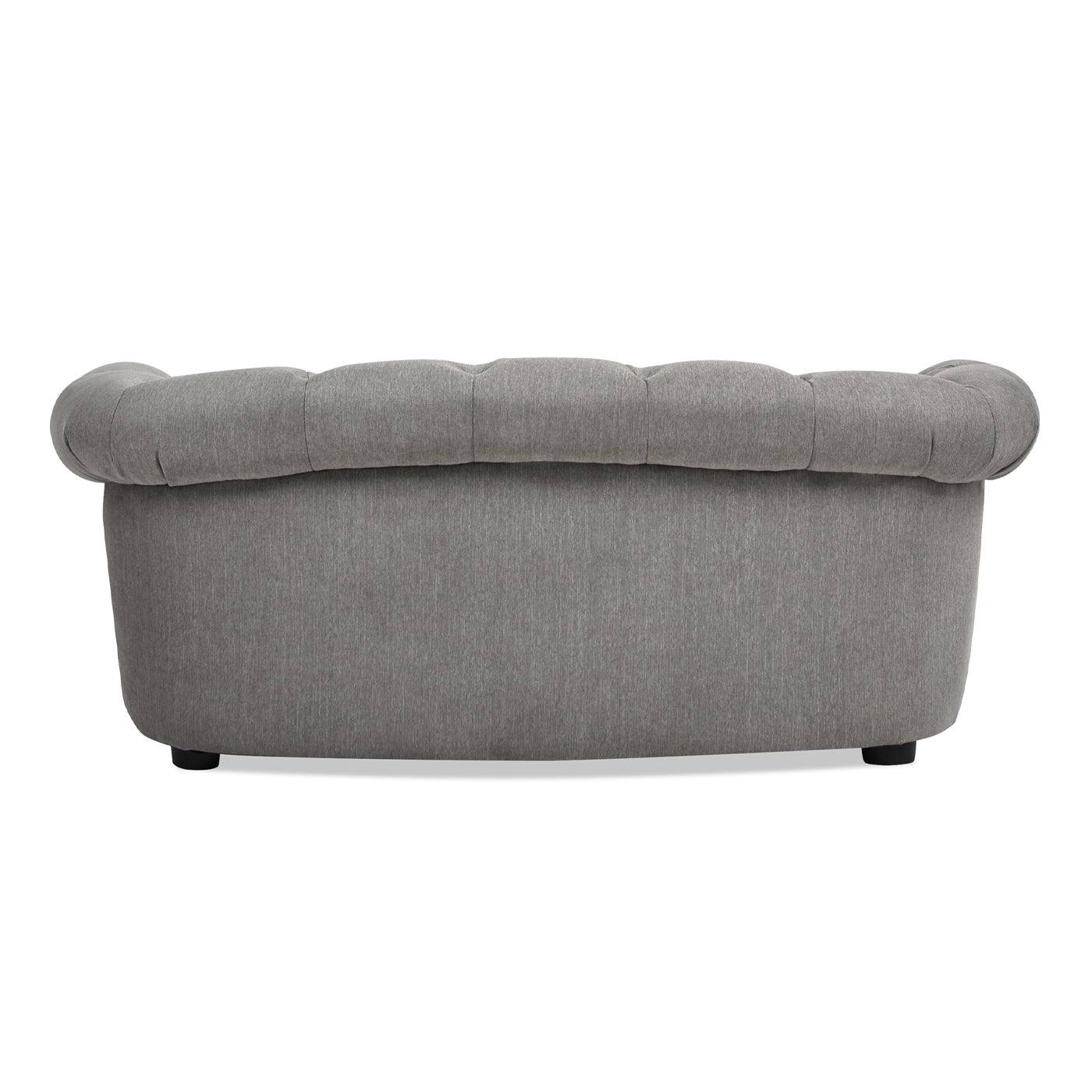 Kiki 36.5' Chesterfield Dog Sofa Bed, Medium, Uptown Gray Stain Resistant High Performance Polyester