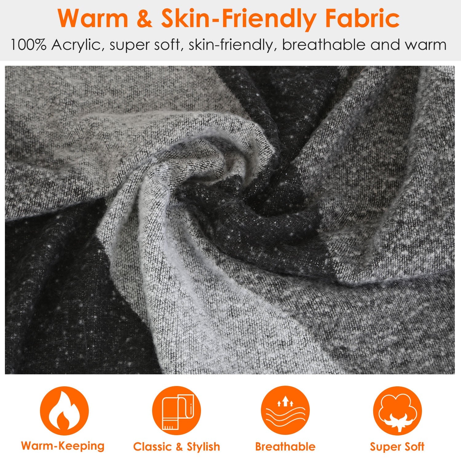 Women Winter Warm Scarf